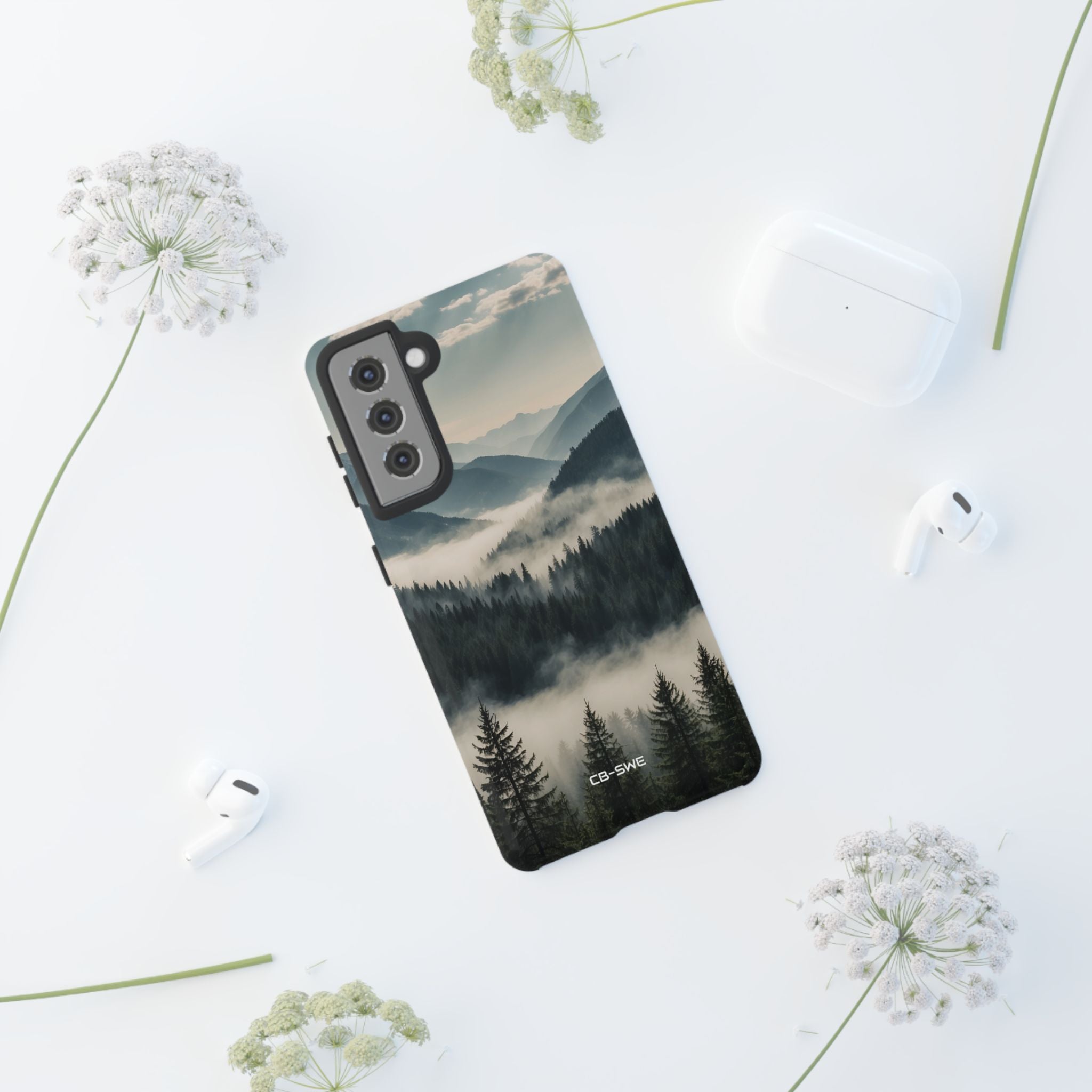 Misty Forest Embrace - Samsung Case