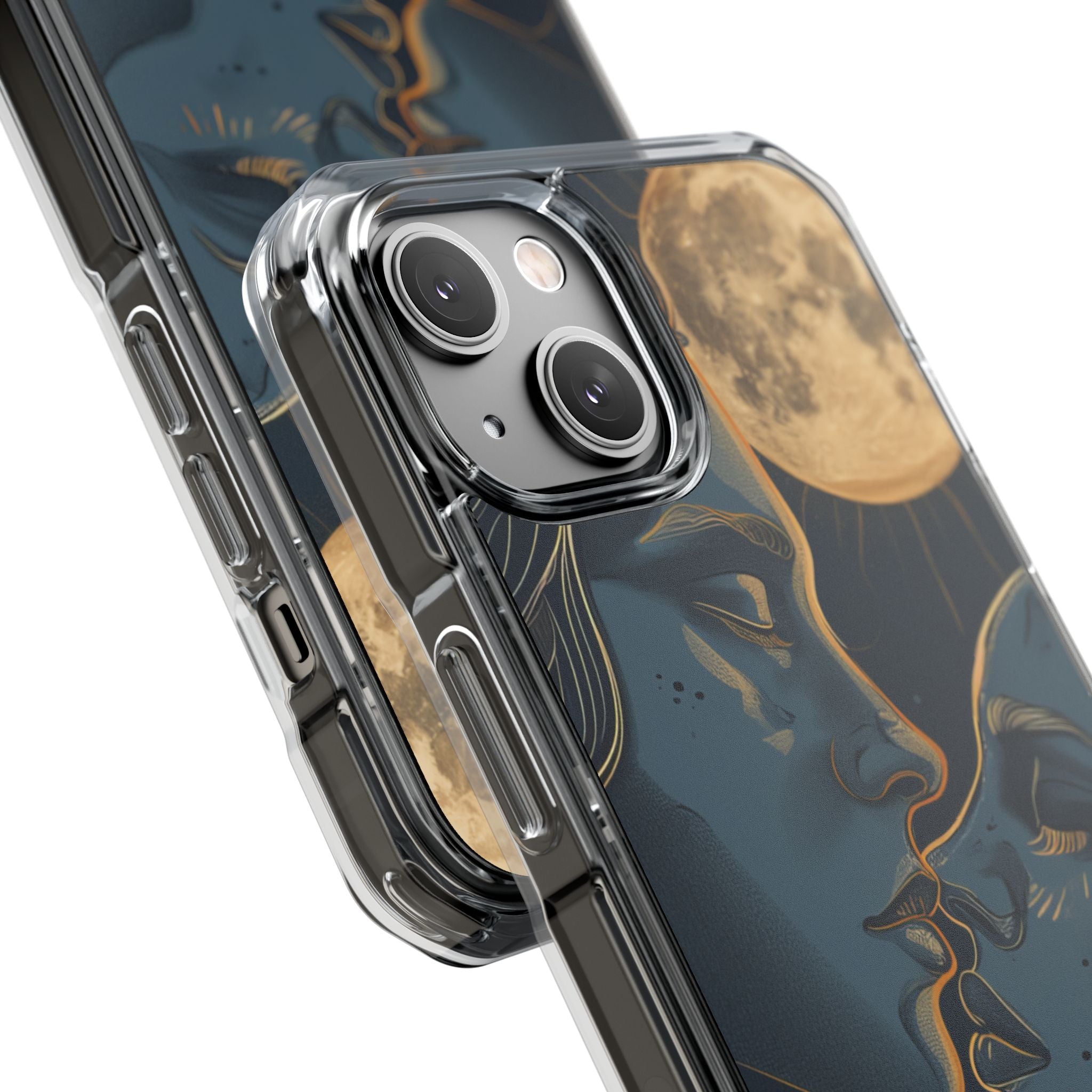 Moonlit Lovers Whisper iPhone 14 - Impact Clear+