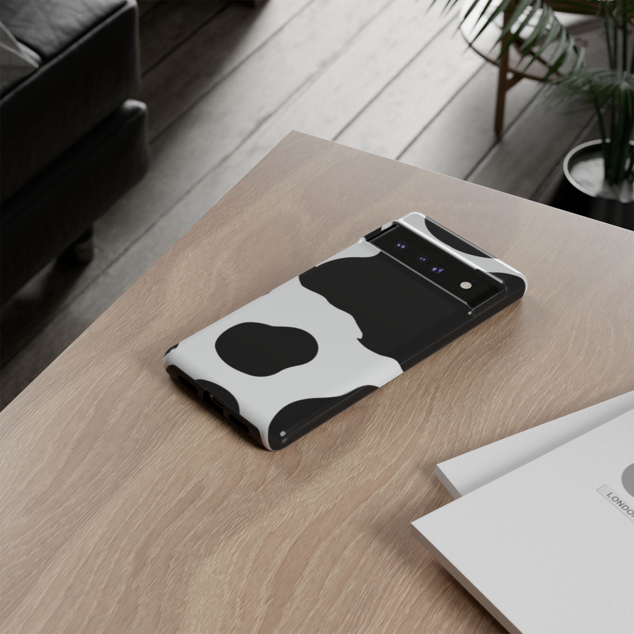 Organic Cow Print - Google Pixel Case
