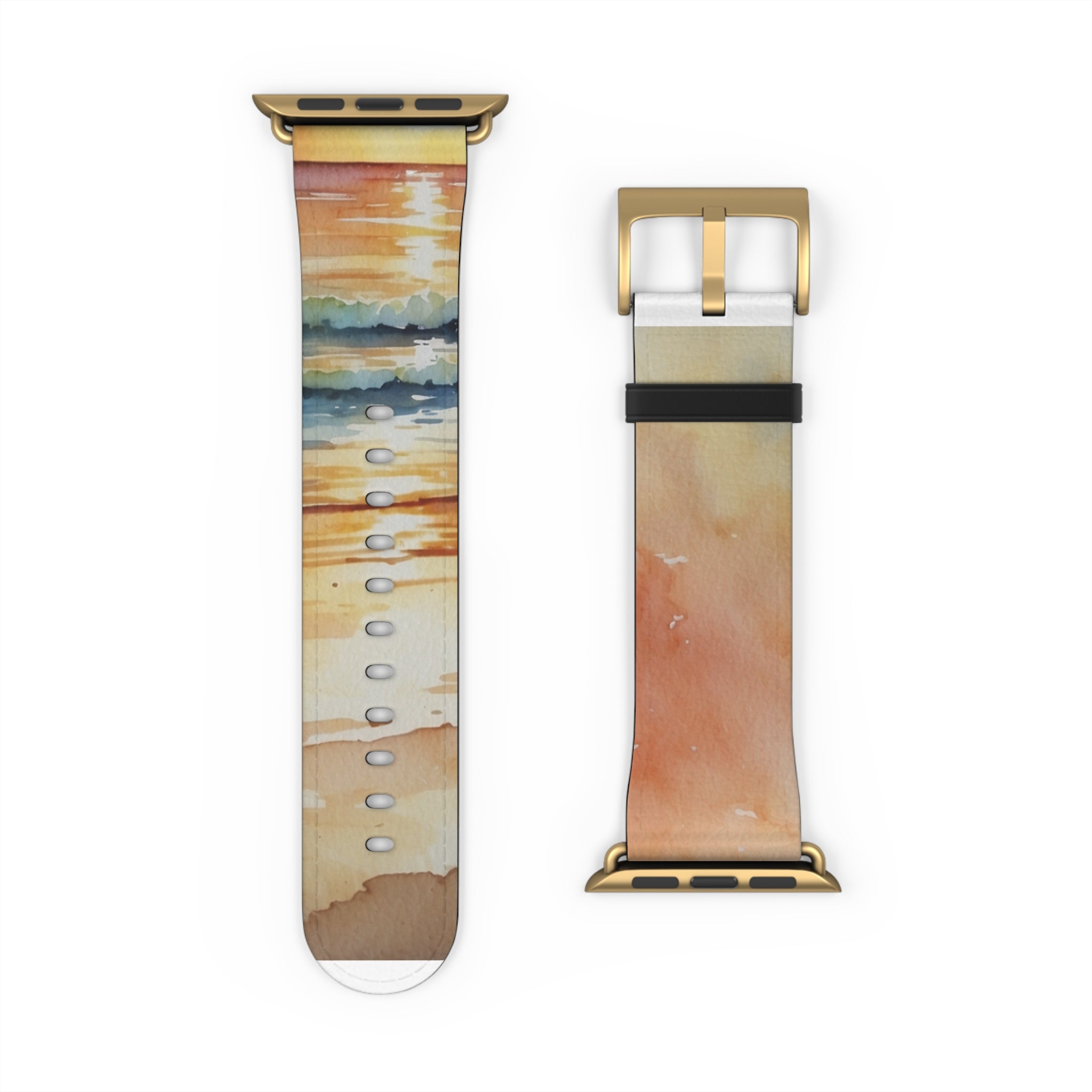 Golden Palm Sunset - Watch Band