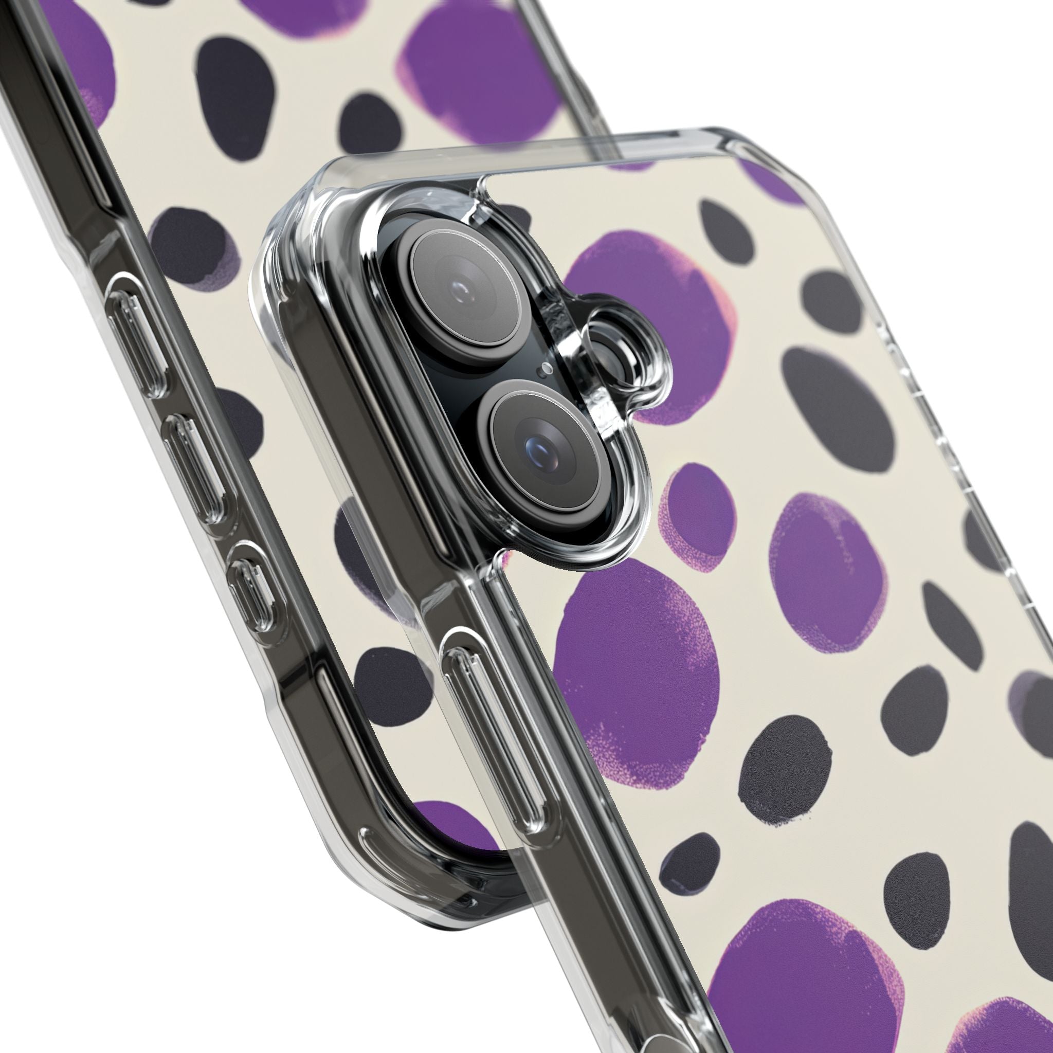 Purple Pebble Dance iPhone 16 - Impact Clear+