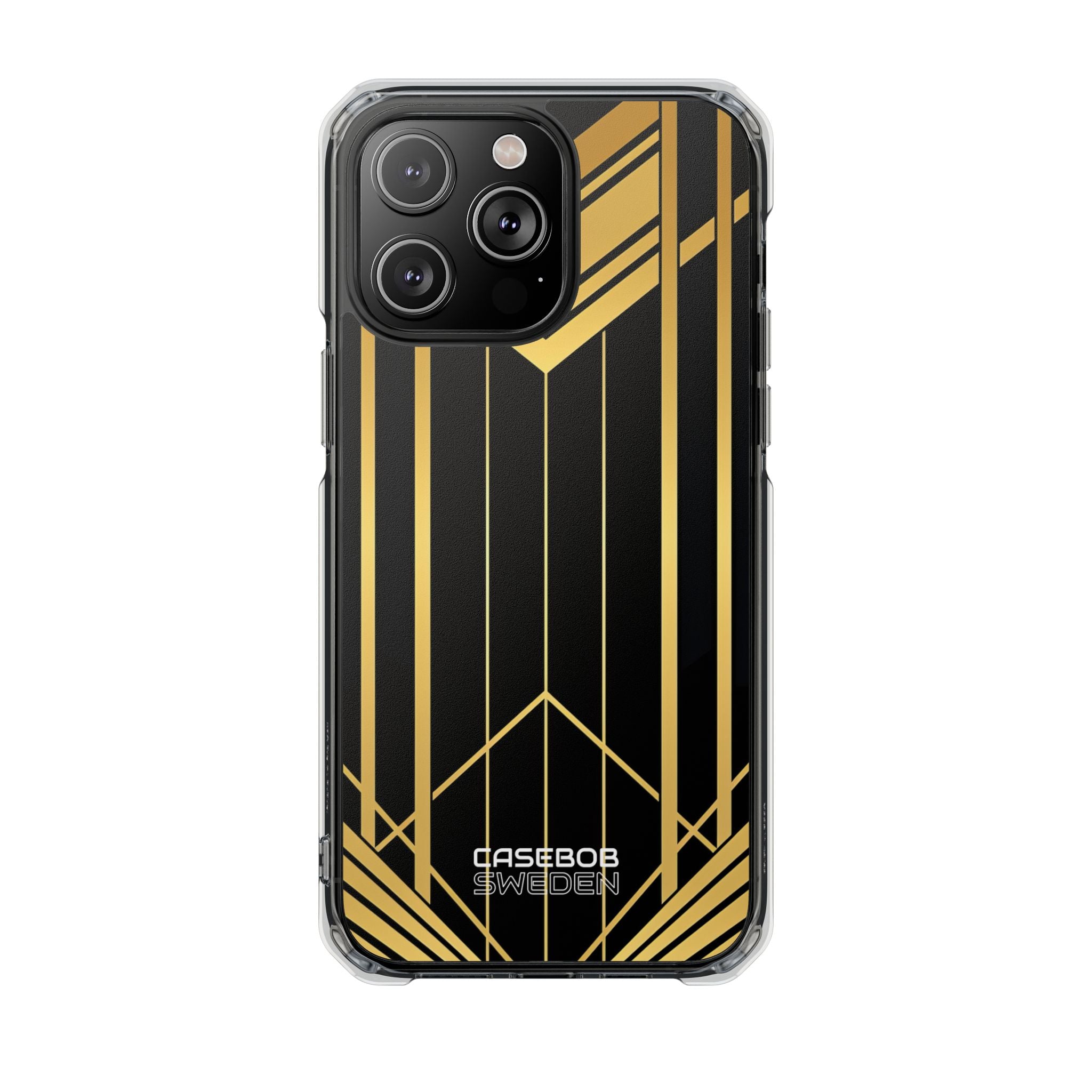 Gouden Geometrische Symfonie iPhone 14 - Impact Clear+