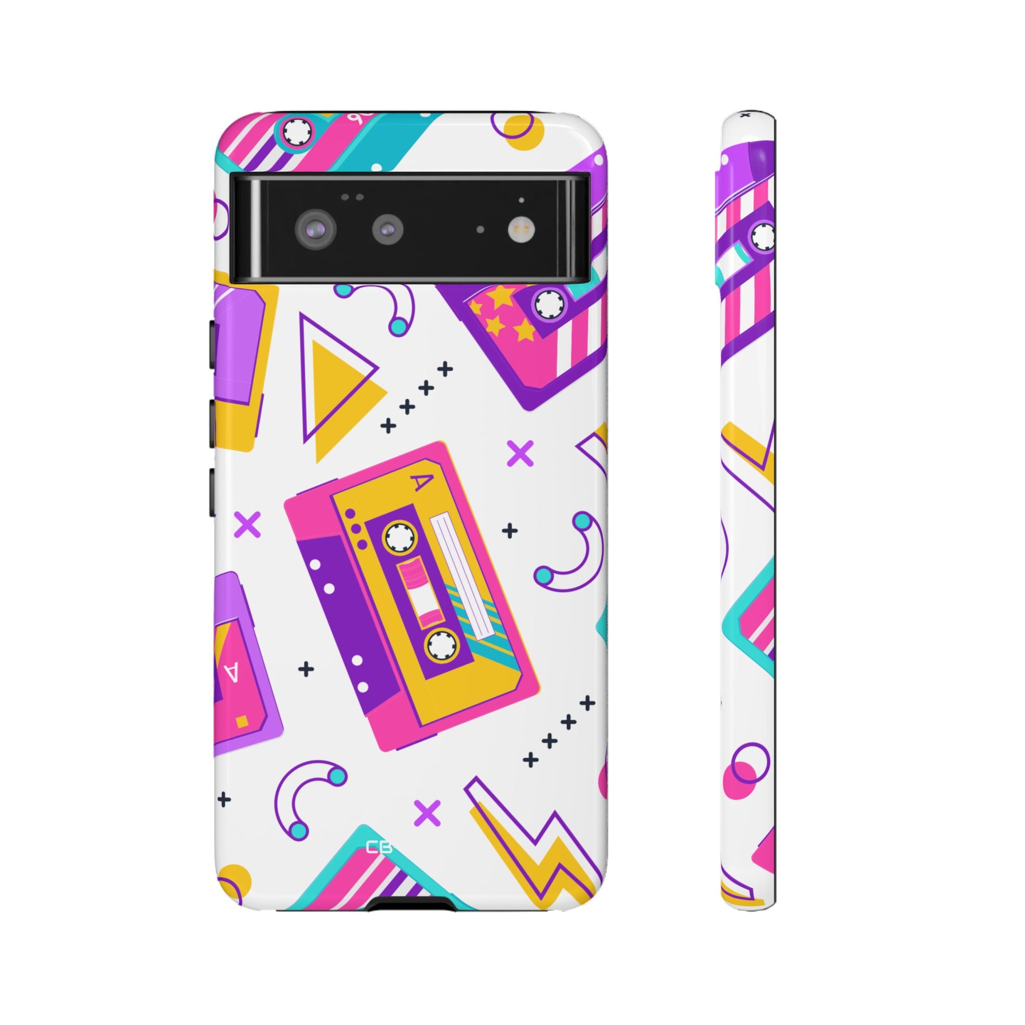 Retro Cassette Chaos - Google Pixel Case
