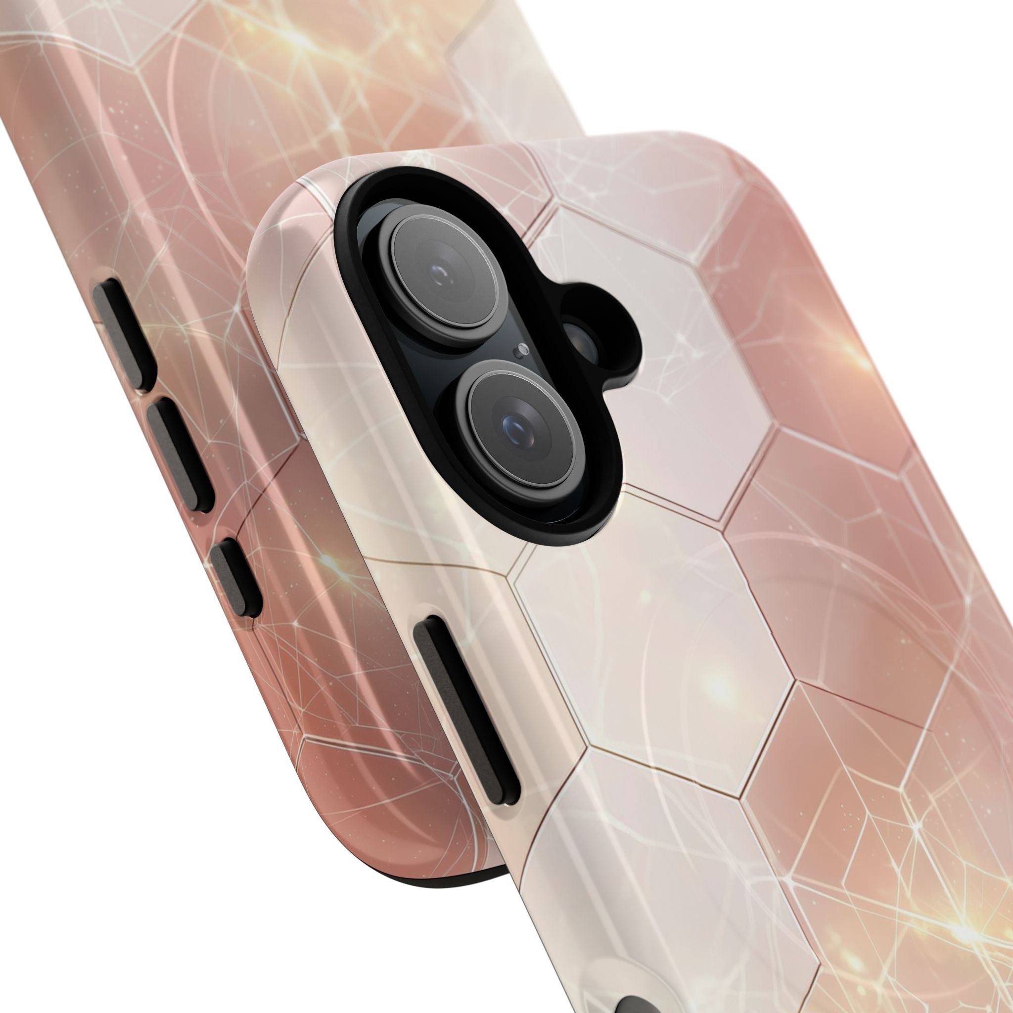 Honeycomb Glow iPhone 16 Case - Tough+