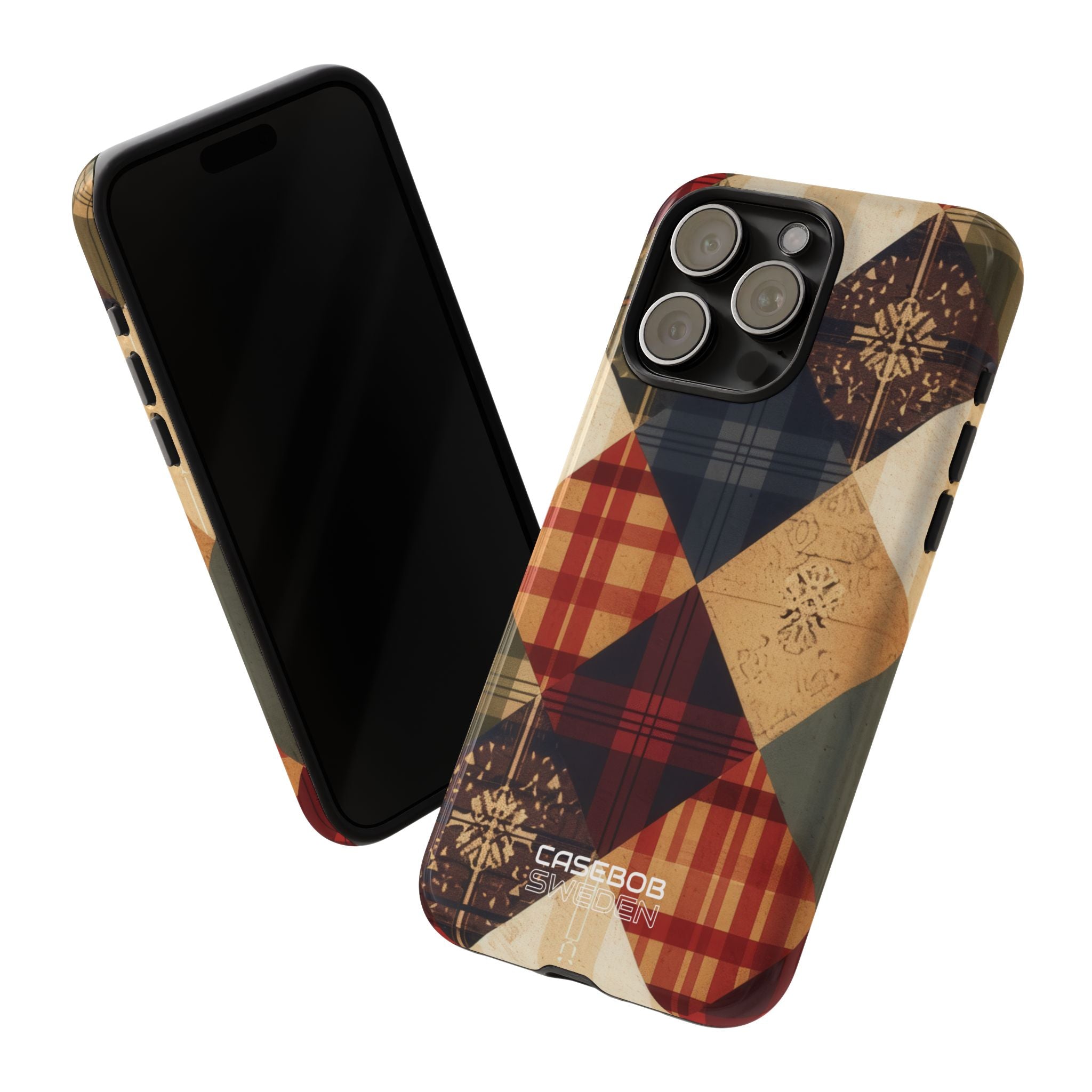 Rustik Quilt Charm iPhone 15 - Tough