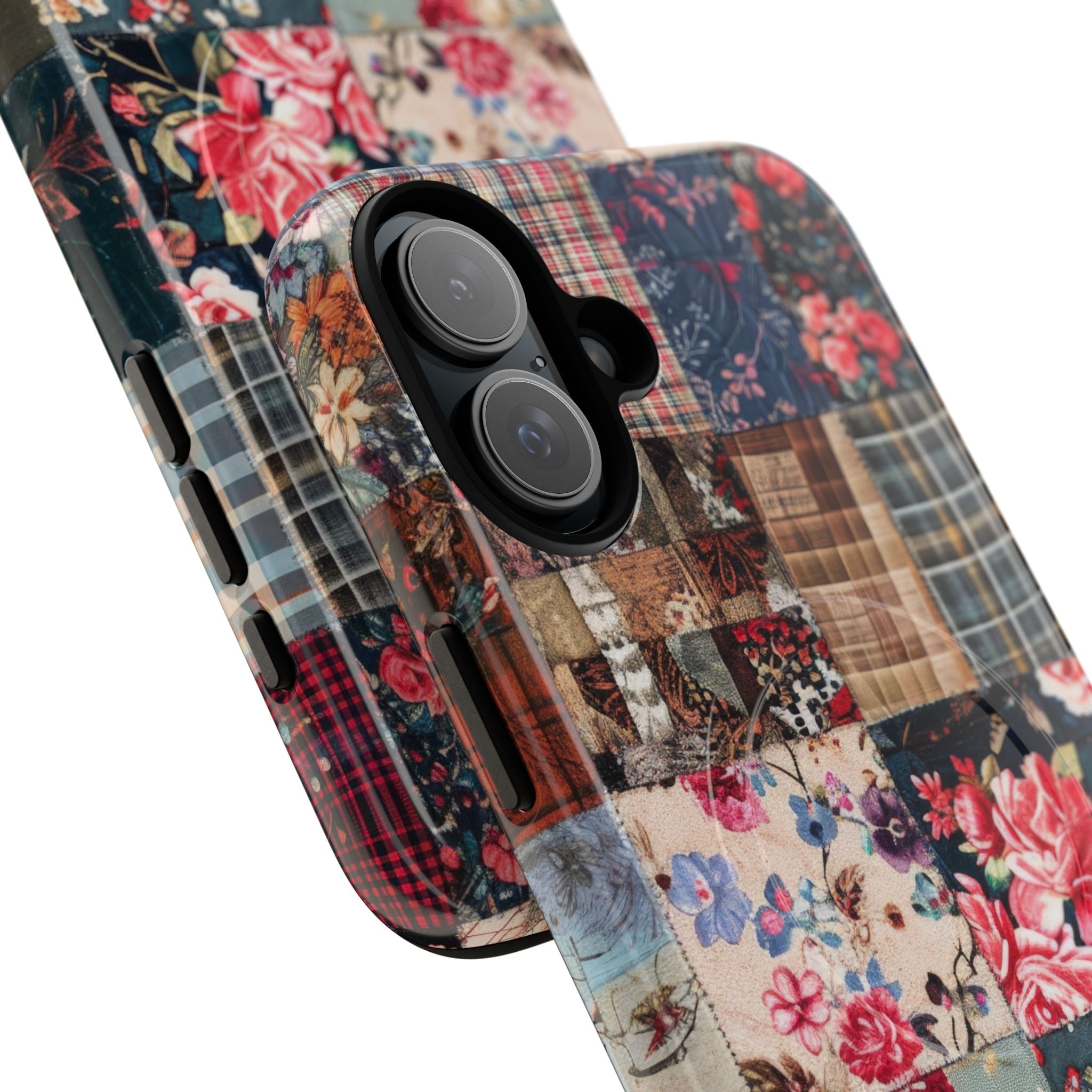 Patchwork Floral Quilt iPhone 16 - Tough+