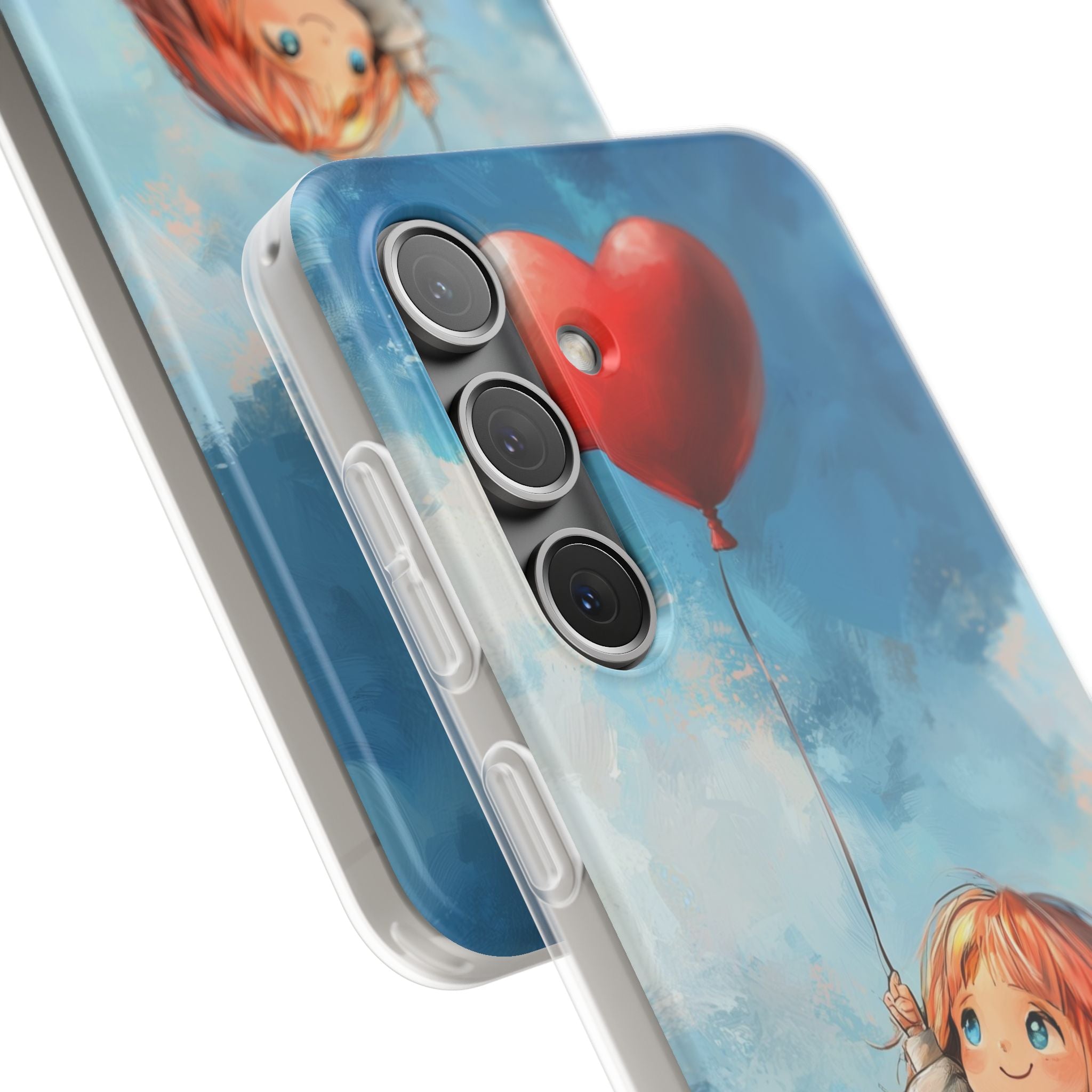Heart Balloon Whimsy Samsung S24 Case - Soft