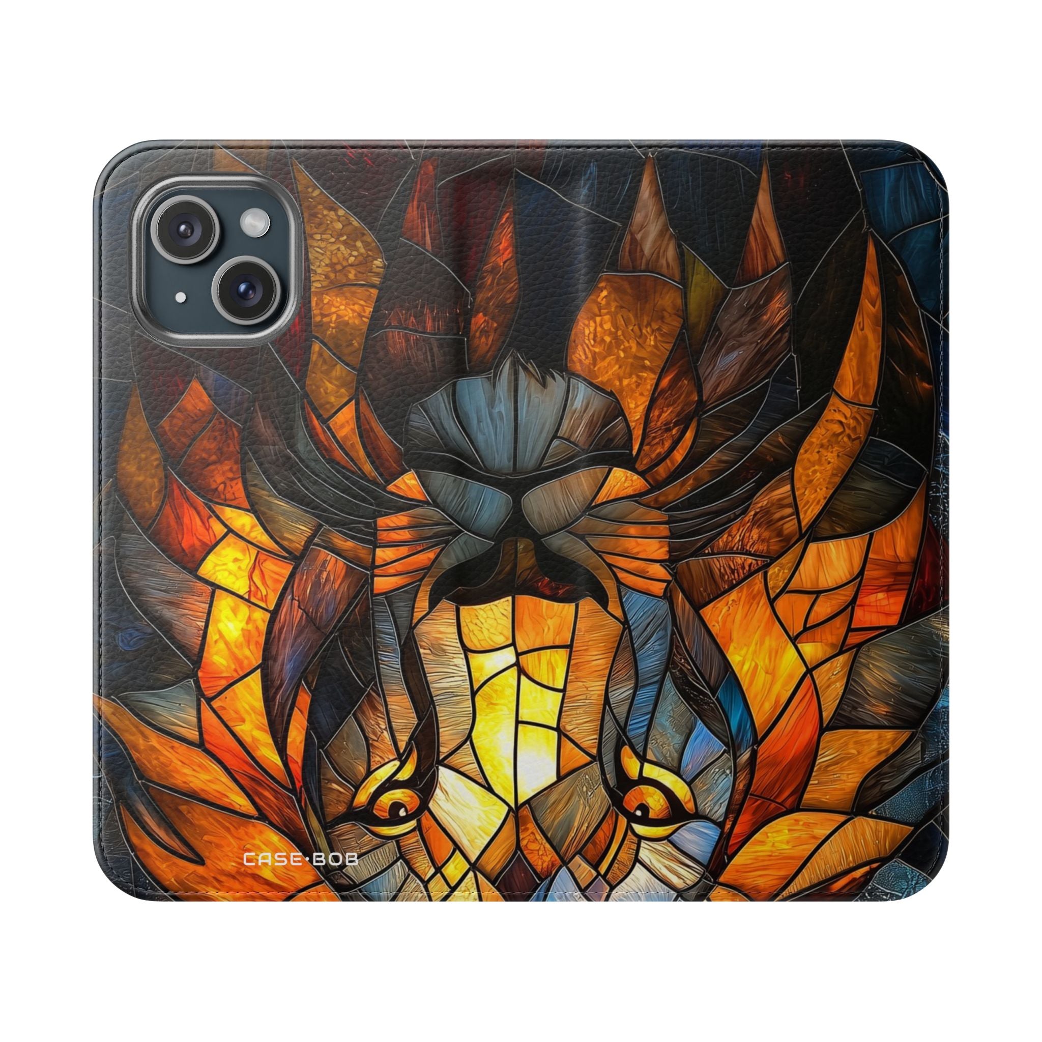 Flame Lion - iPhone 15 Case - Wallet