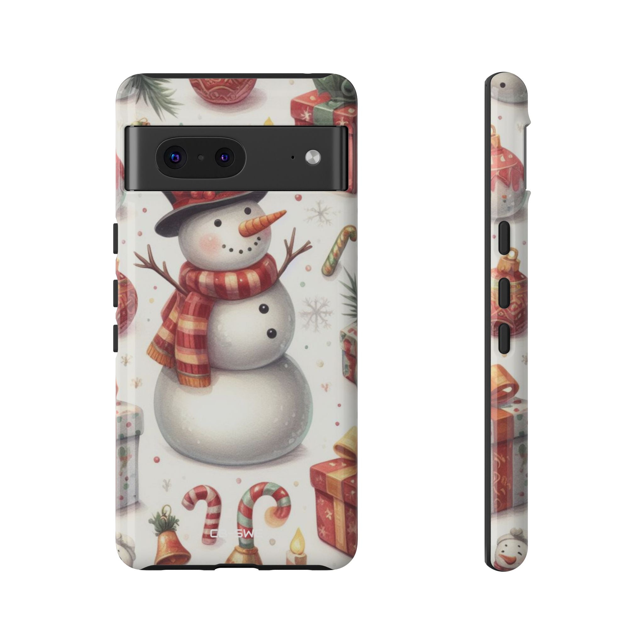 Snowman Wears Scarf - Google Pixel Case
