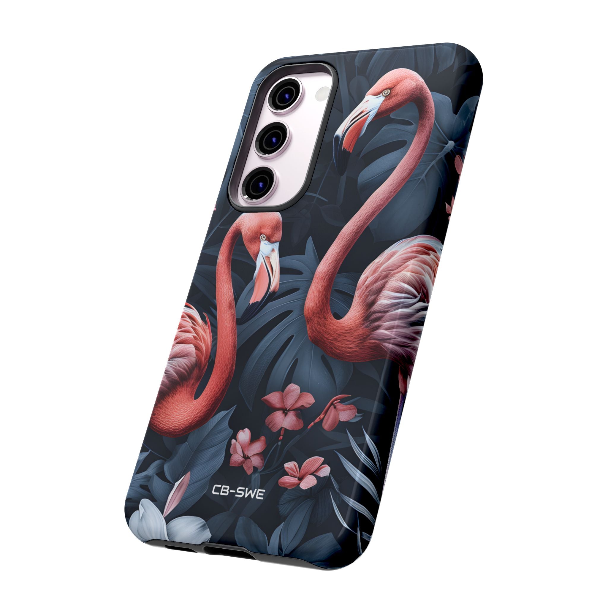 Flamingos Embrace Nature - Samsung Case