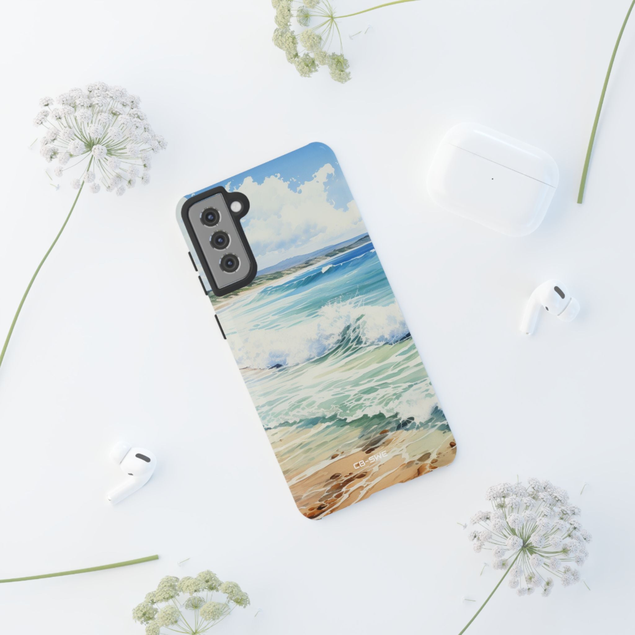 Serene Coastal Watercolors - Samsung Case