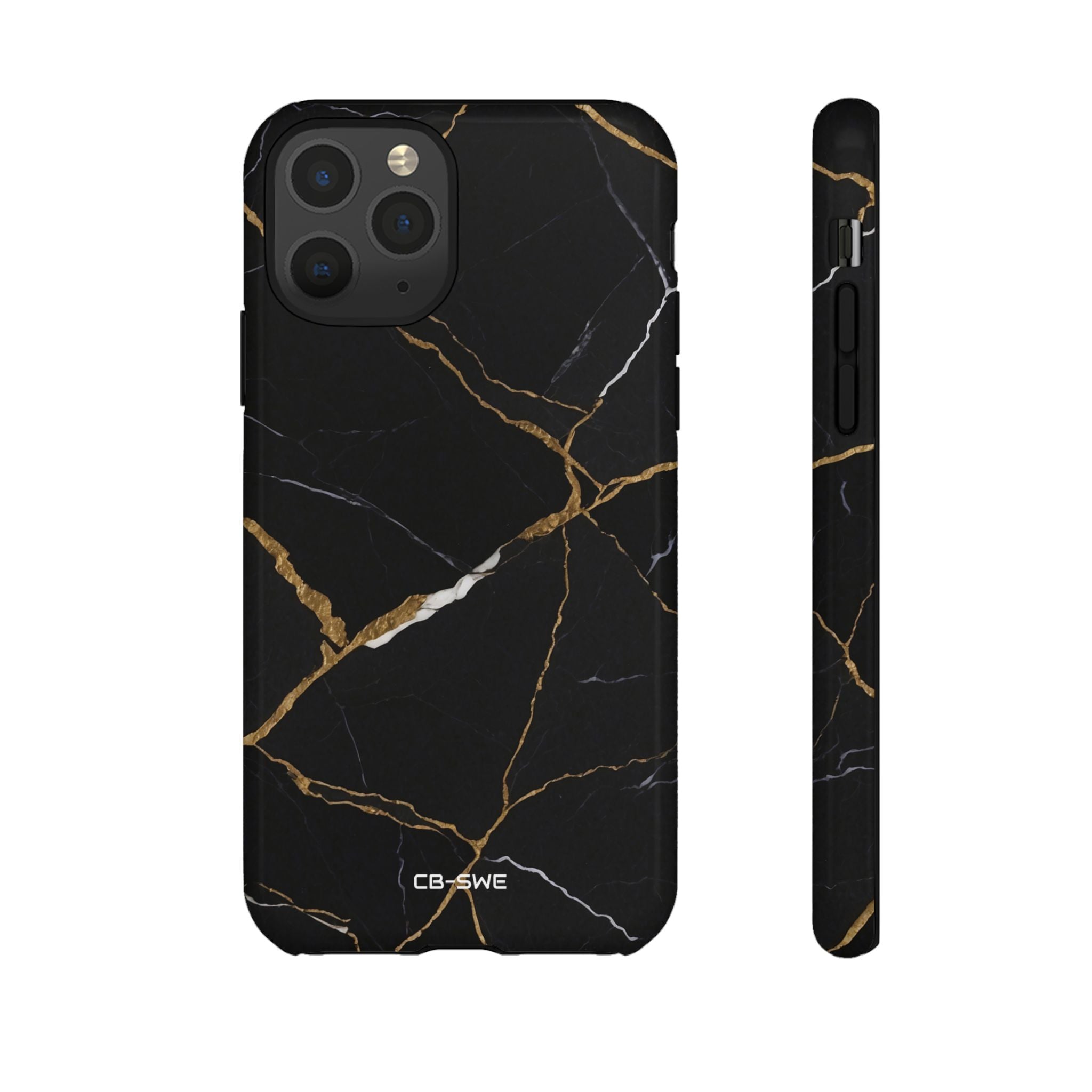 Golden Veins Emerge - iPhone Case