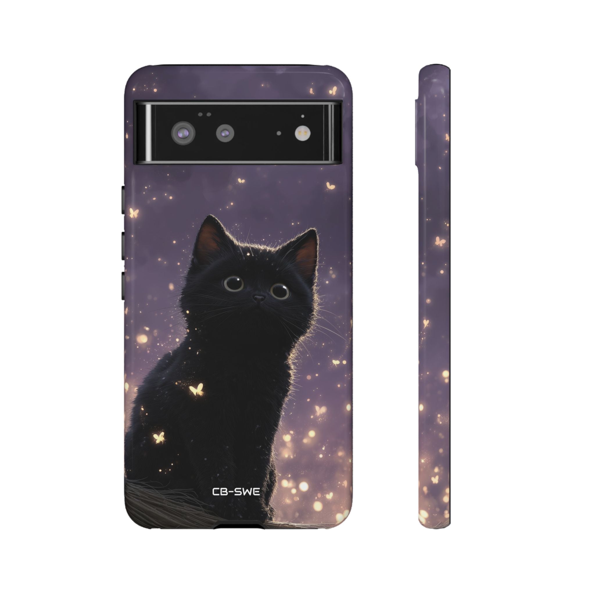 Whimsical Cat Soars - Google Pixel Case