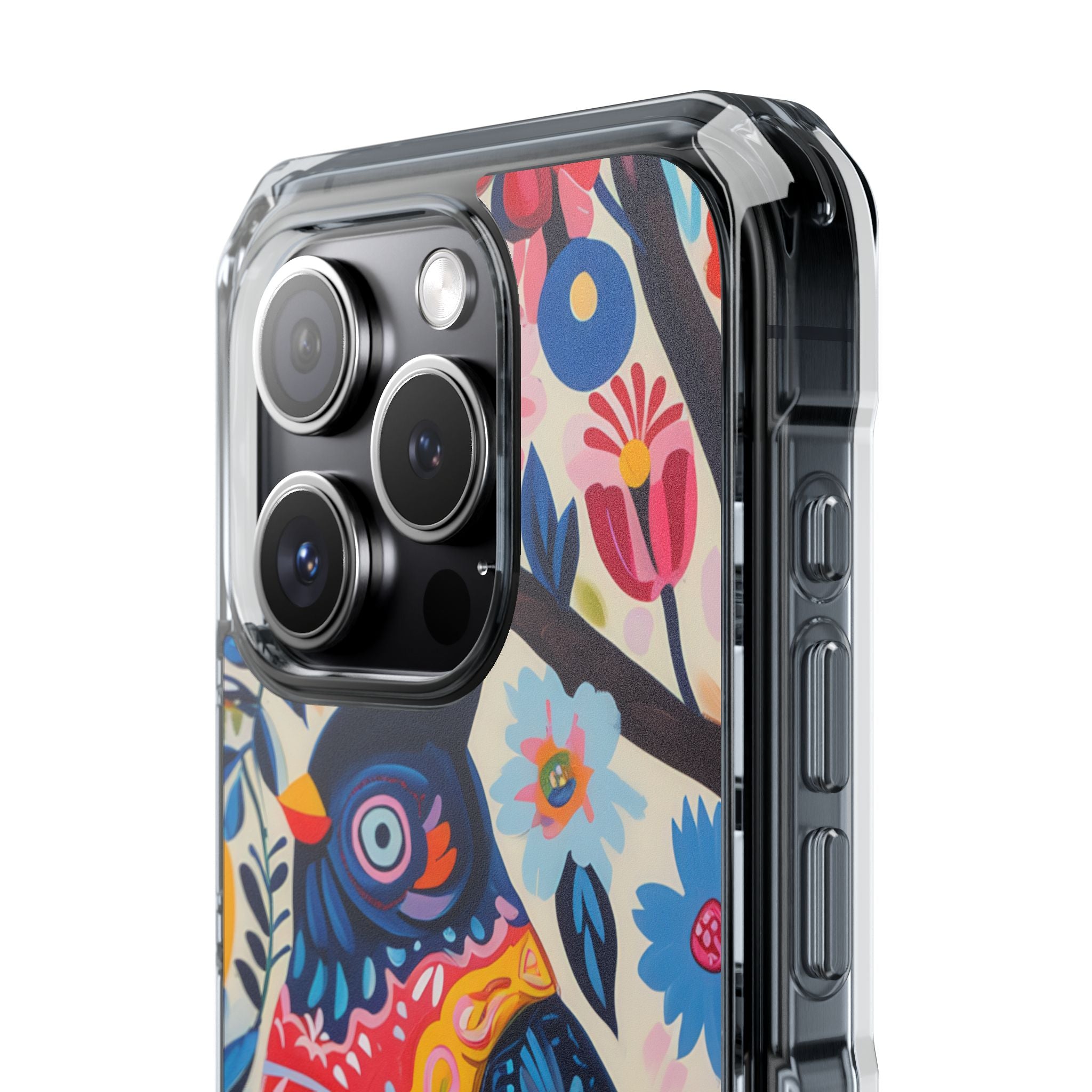 Whimsical Owl Garden iPhone 15 - Impact Clear+