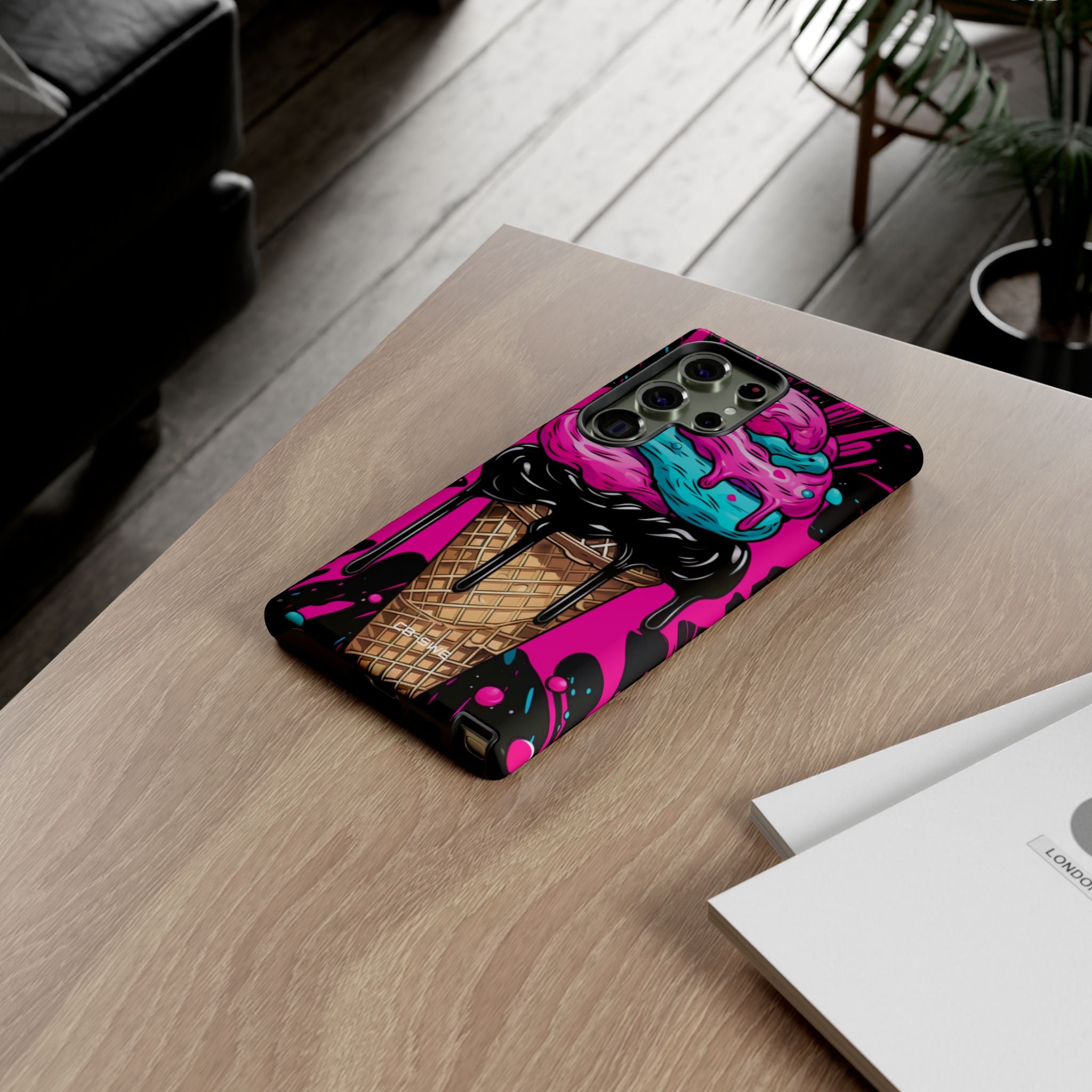 Neon Ice Cream Burst - Samsung Case