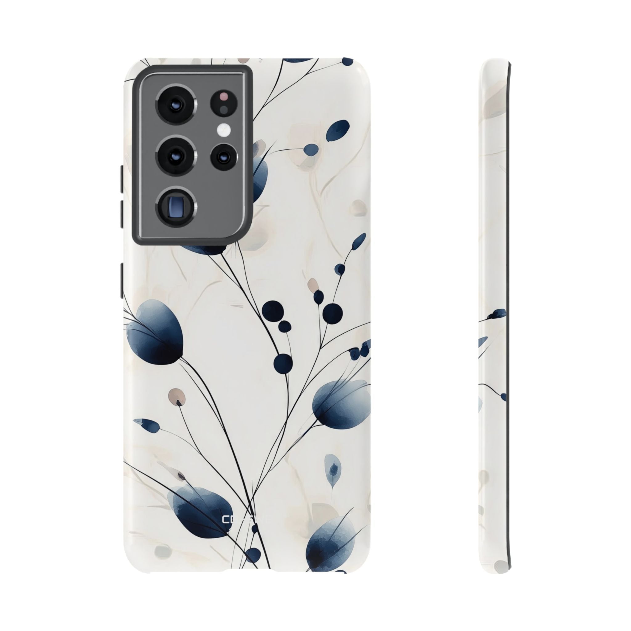 Floral Harmony Blue - Samsung Case