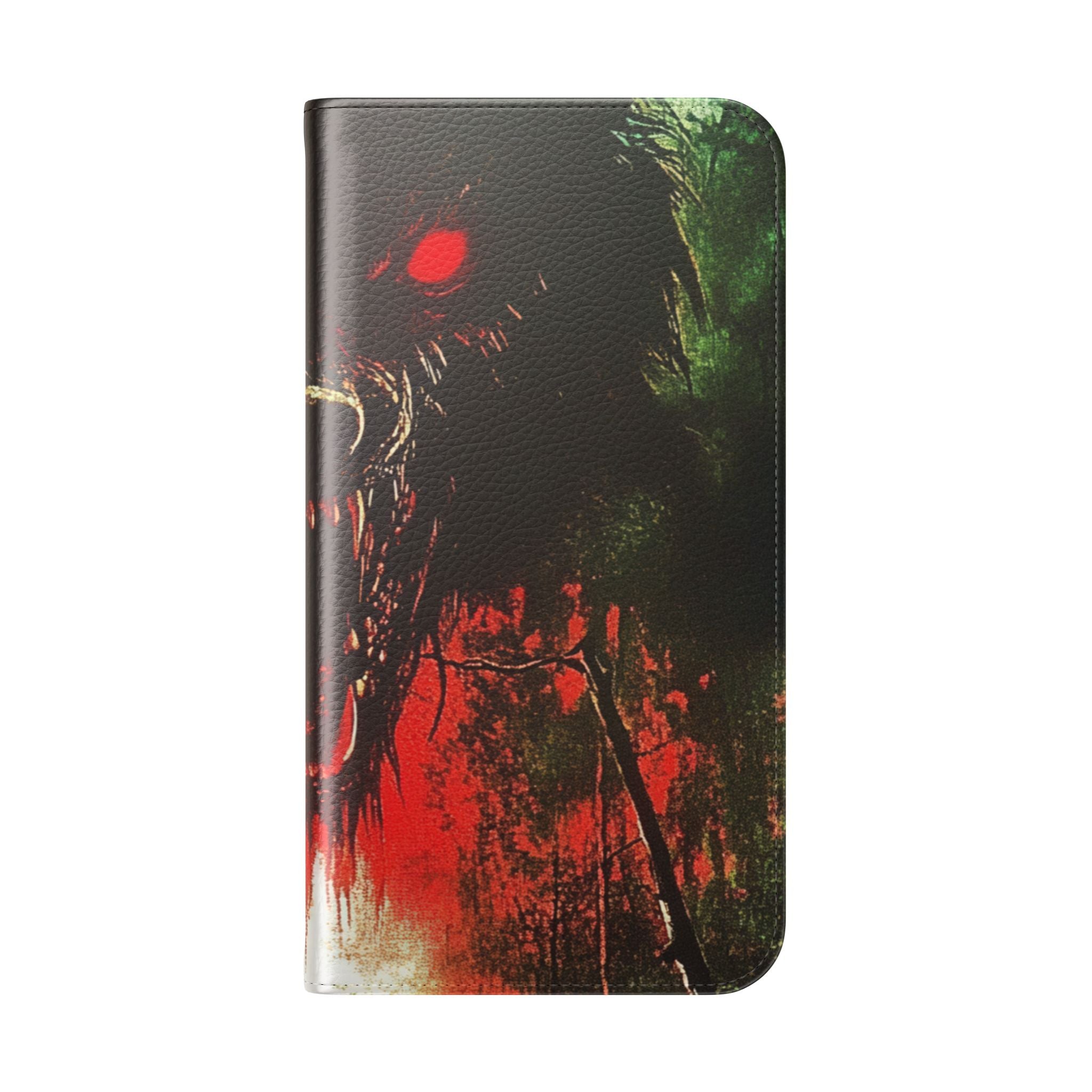 Wolf Moon Glare - iPhone 16 Plus Case - Wallet