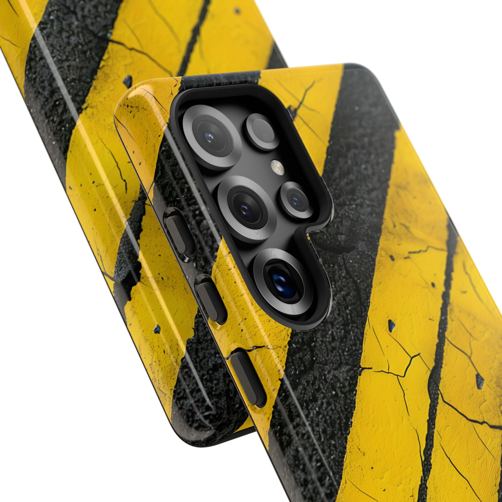 Cracked Hazard Lines - Samsung Case