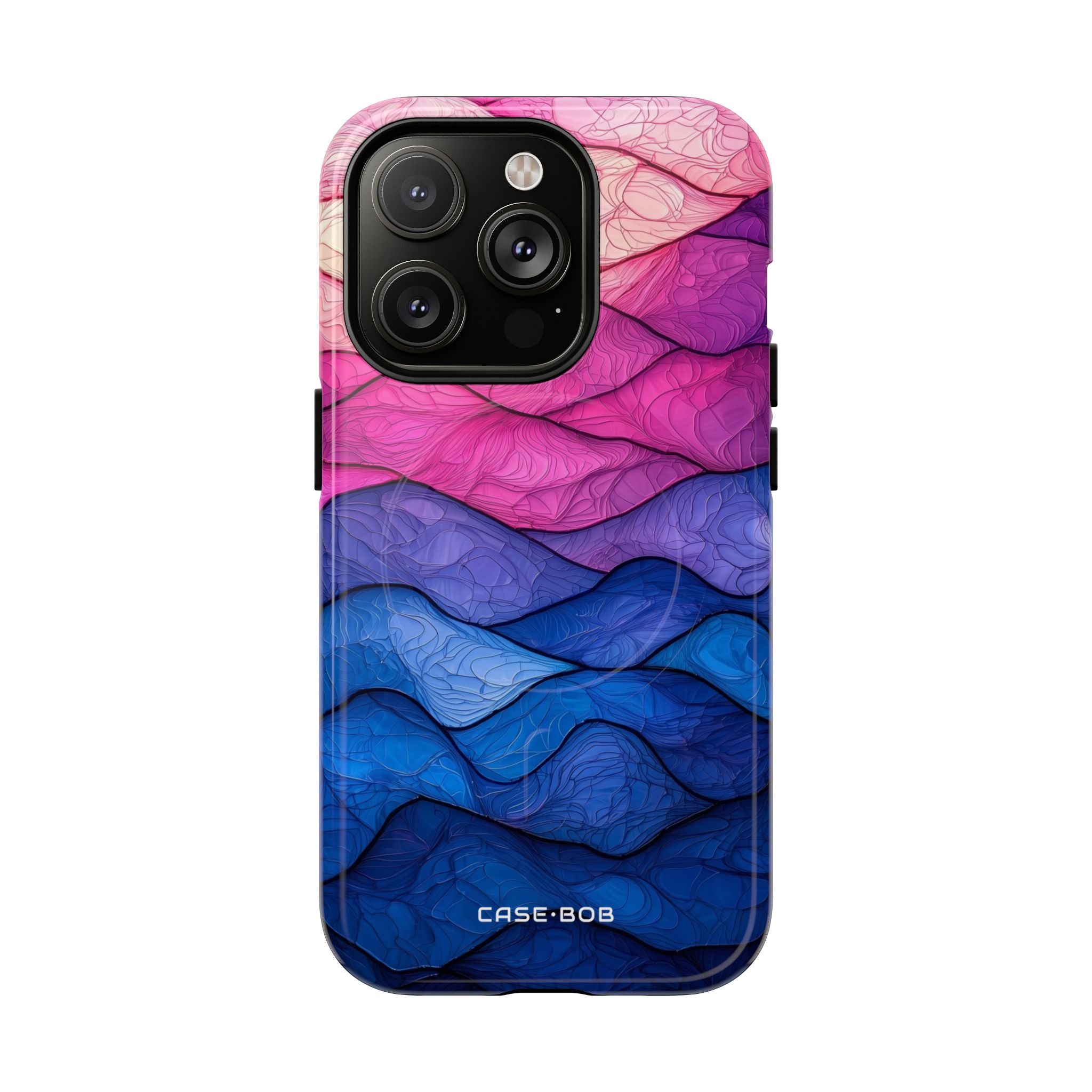 Wavy Vein Gradient iPhone 14 Pro Case - Tough+