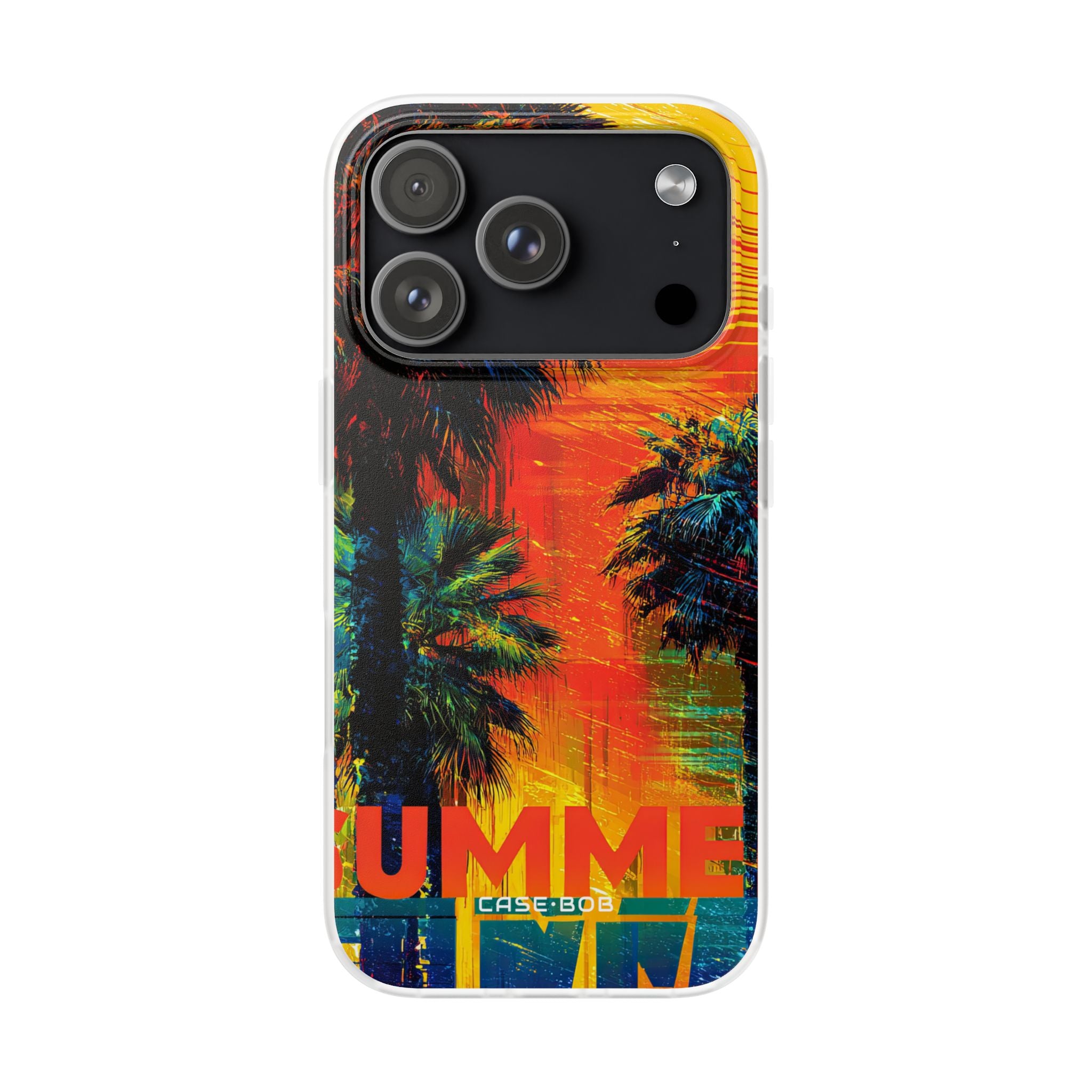 Tropical Sunburst iPhone 17 Pro Case - Soft