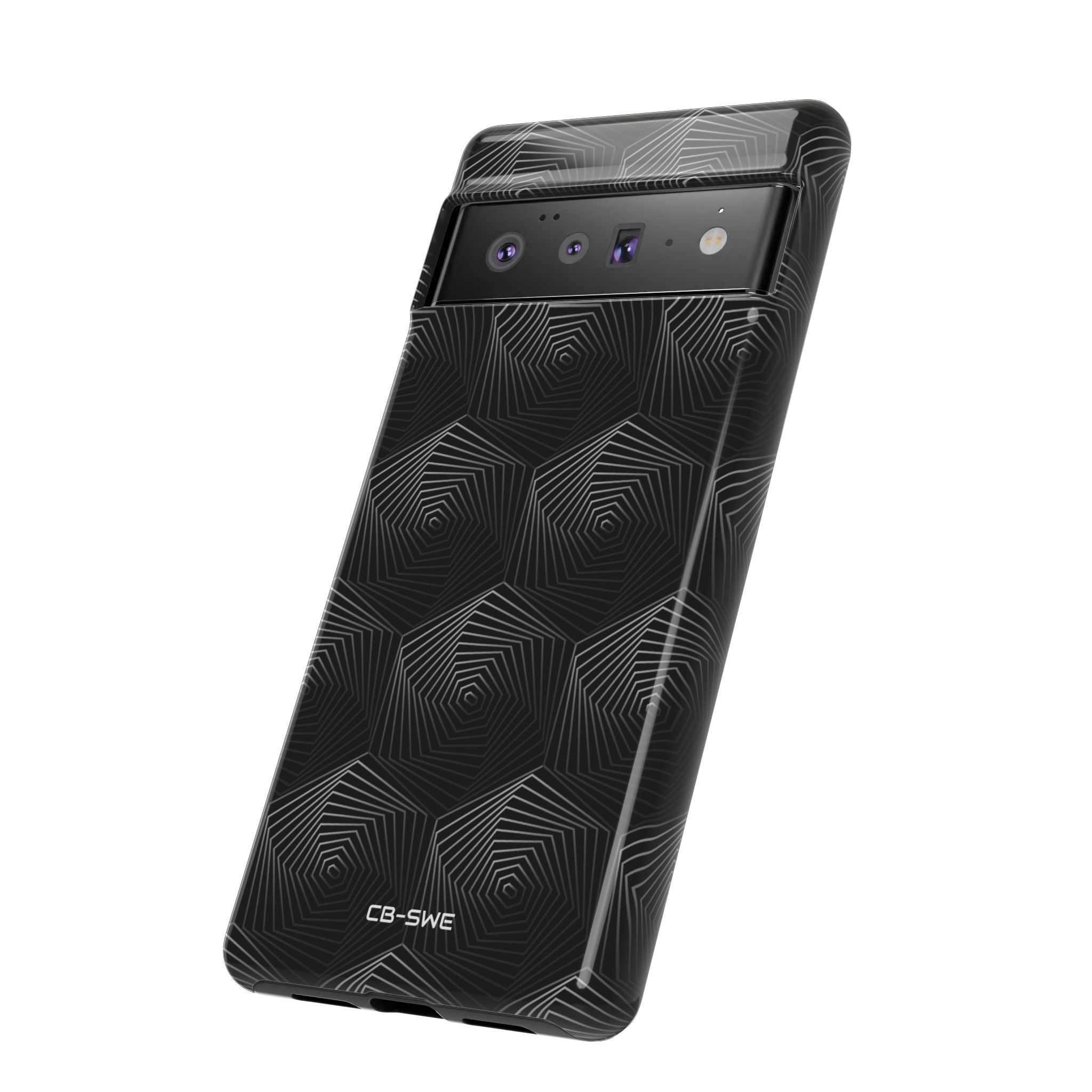 Geometric Spiral Illusion - Google Pixel Case