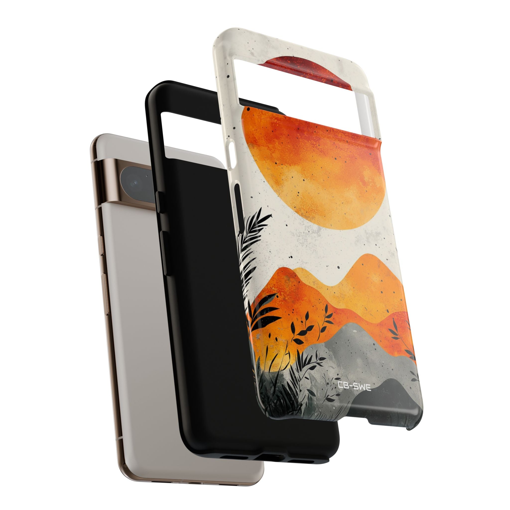 Sun Illuminates Mountains - Google Pixel Case