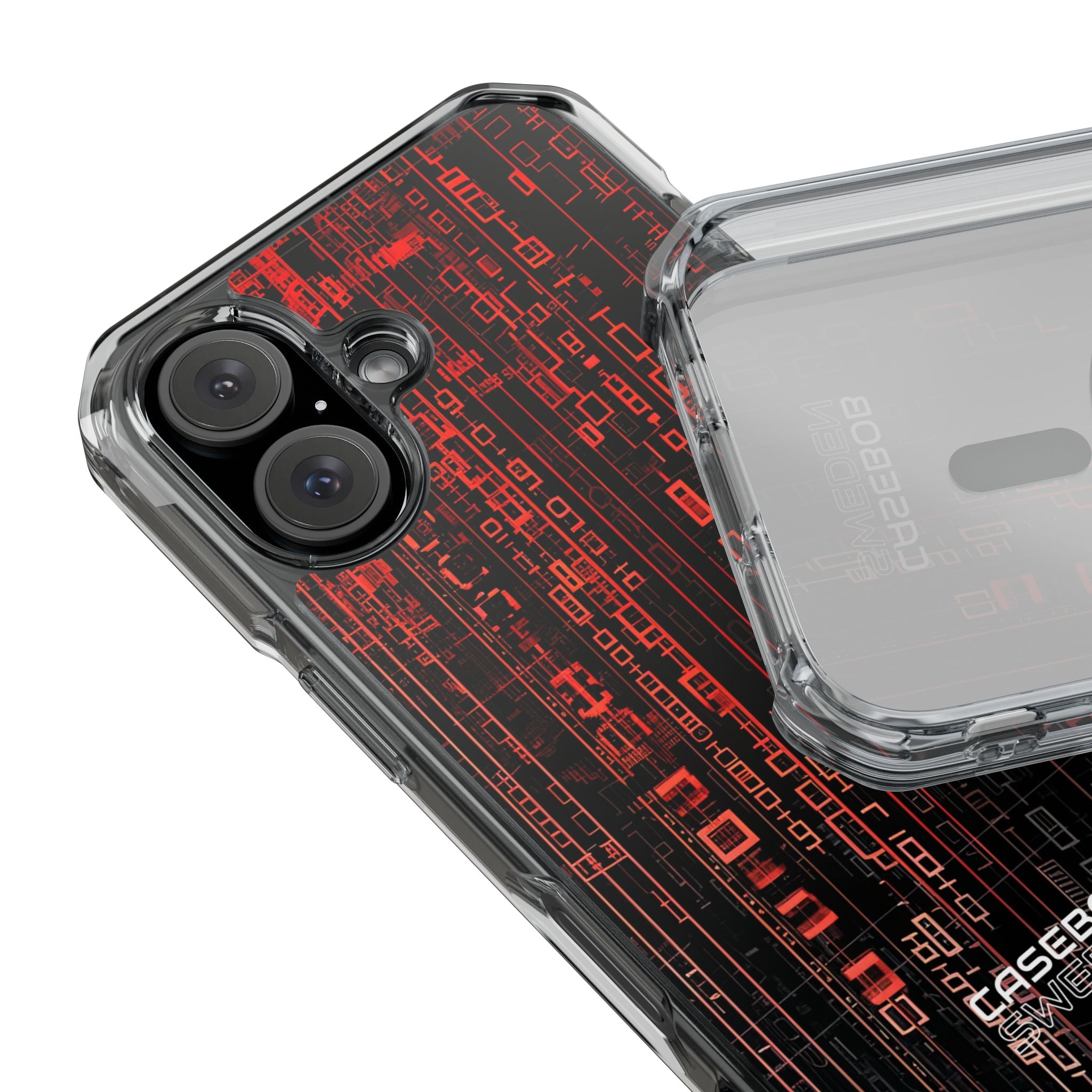 Neon Circuit Dreams iPhone 16 - Impact Clear+