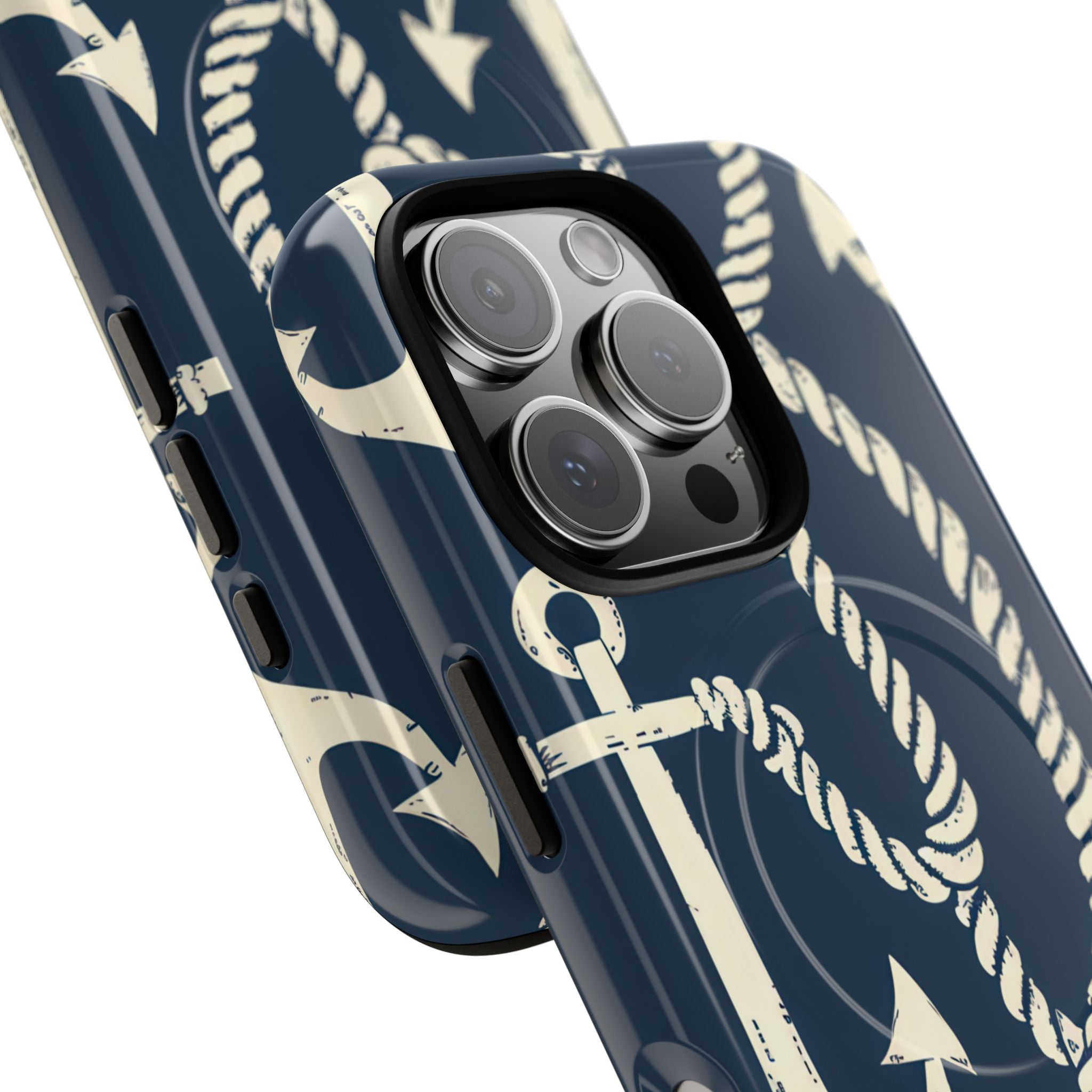 Nautical Anchors Rope iPhone 16 - Tough+
