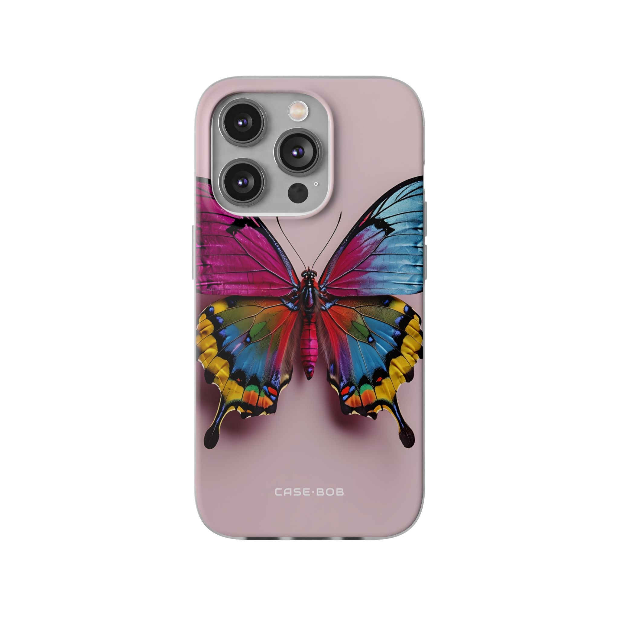Vivid Butterfly iPhone 14 Pro Case - Soft