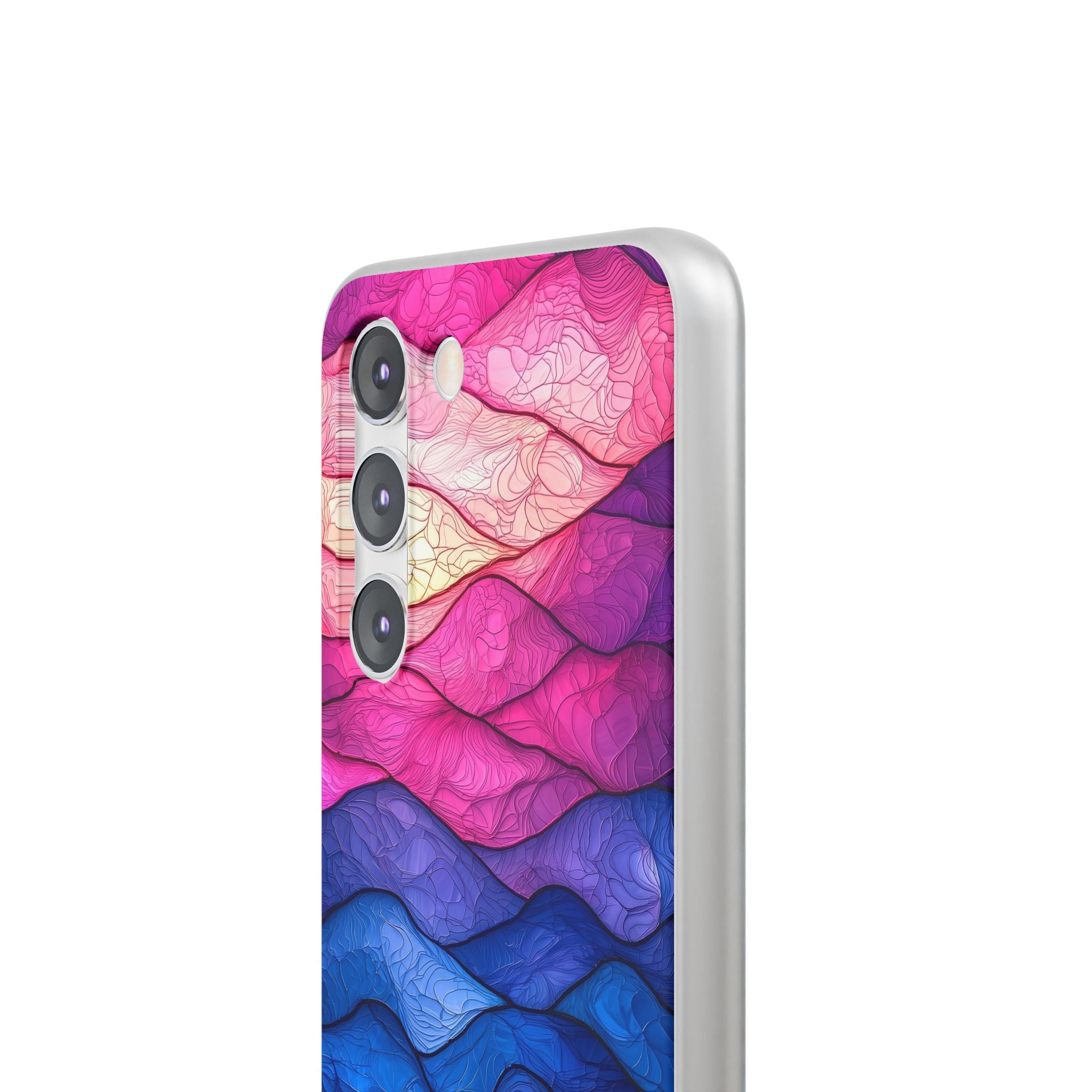 Wavy Vein Gradient Samsung S23 Case - Soft