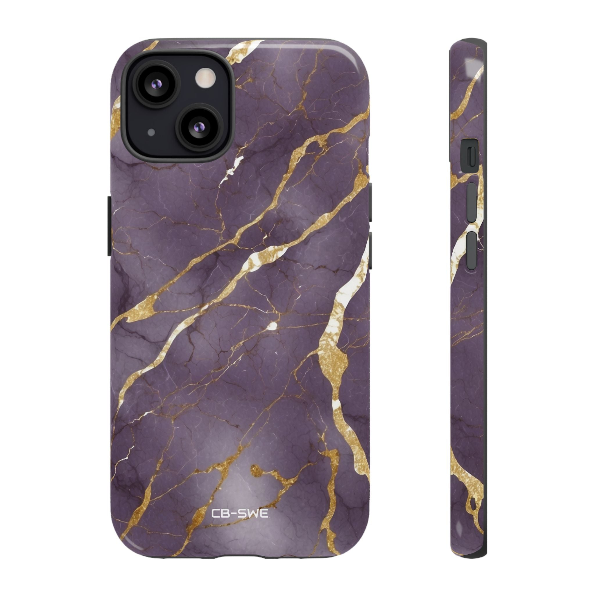 Golden Veins Flowing - iPhone Case
