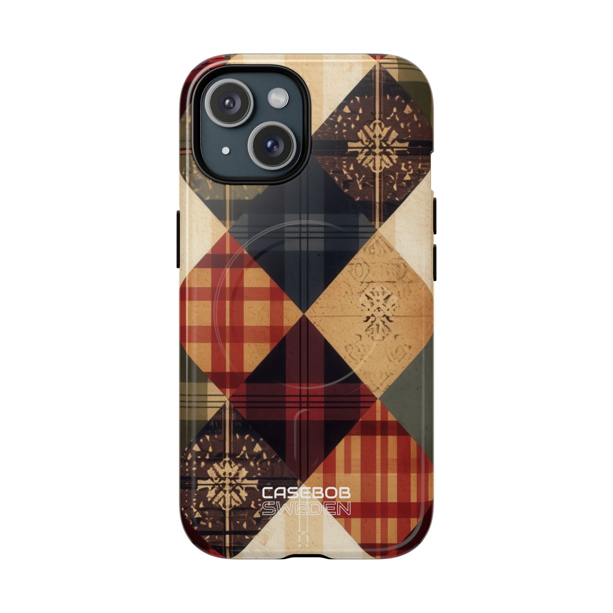 Rustik Quilt Charm iPhone 15 - Tough+