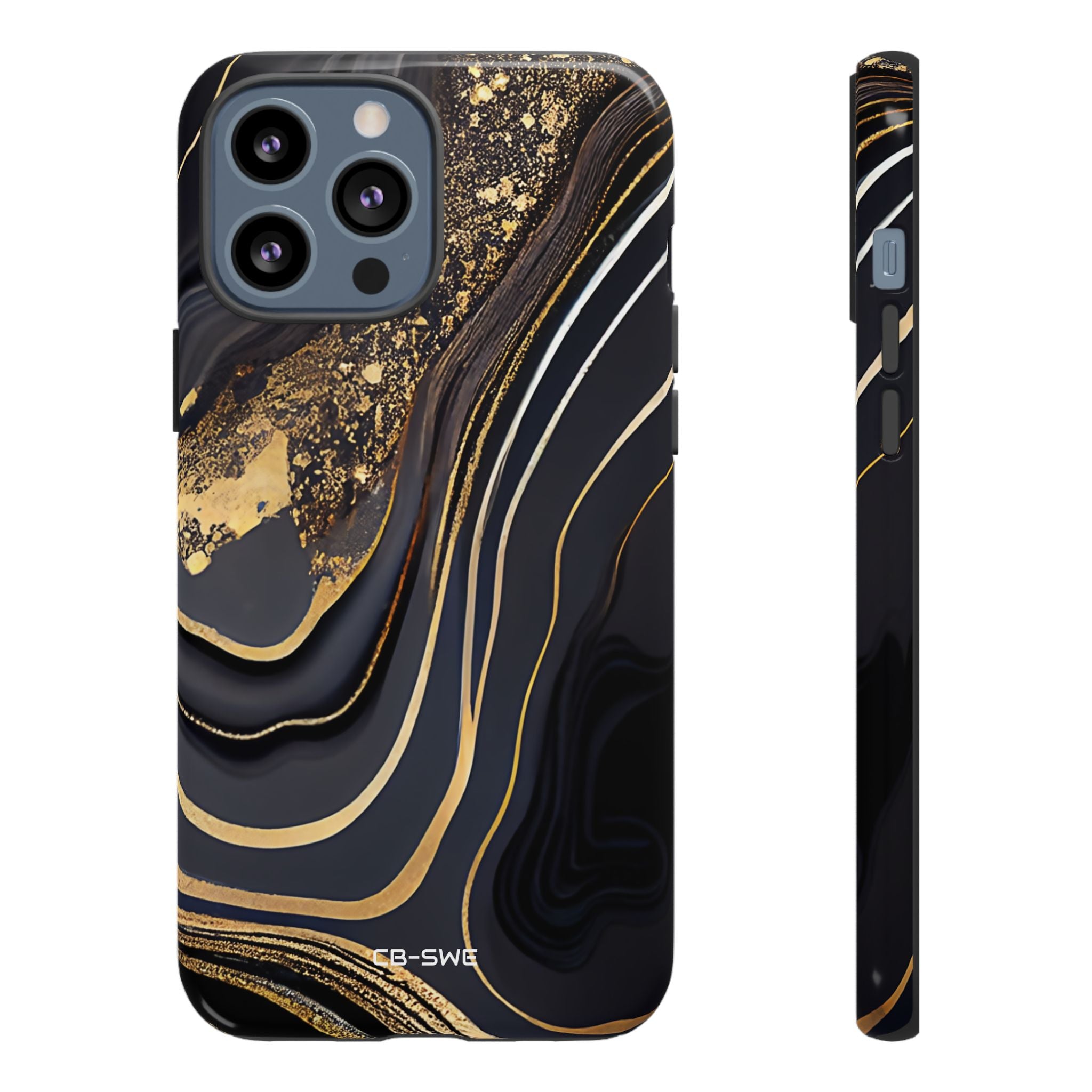 Elegant Gold Streams - iPhone Case