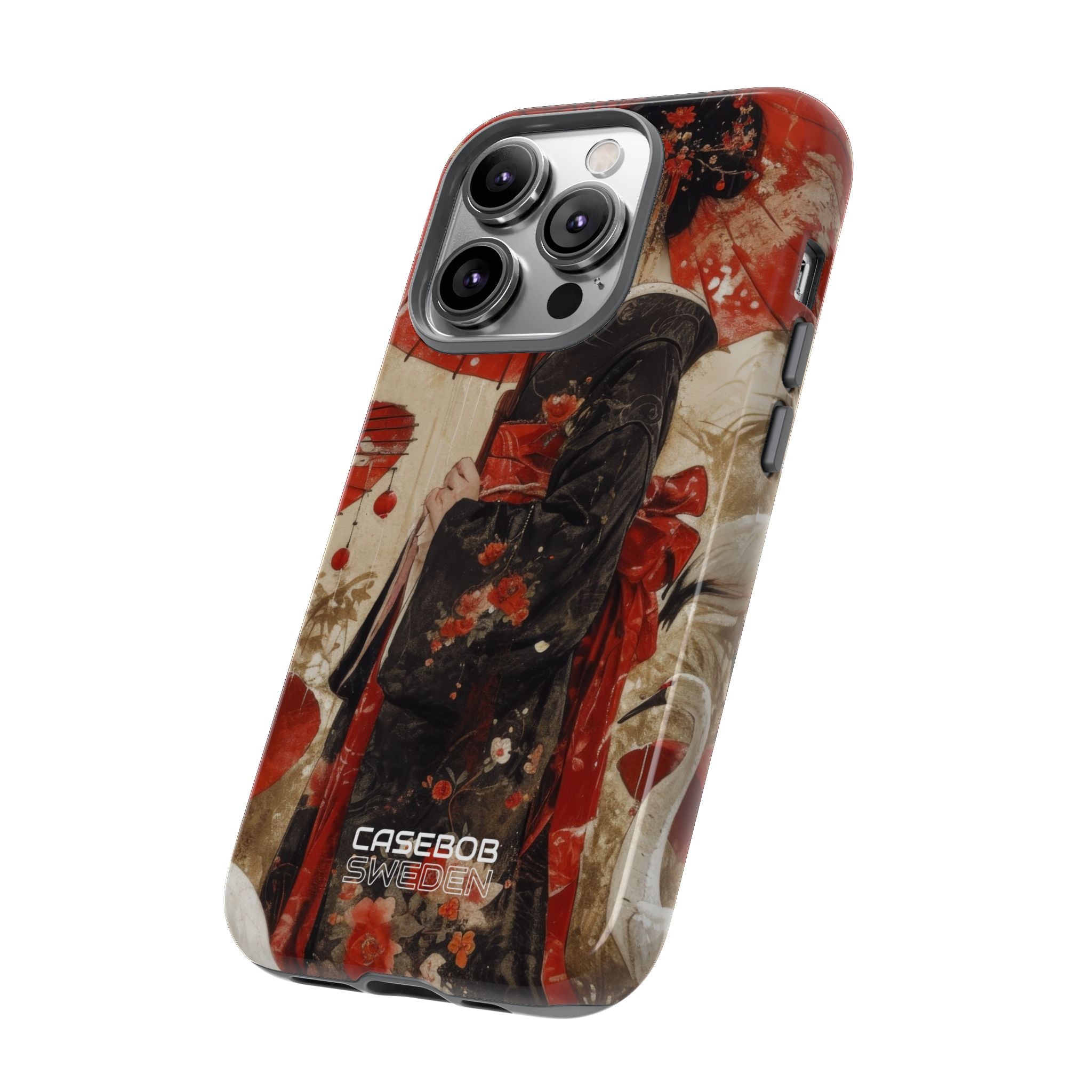 Scarlet Crane Dreams iPhone 14 - Resistente