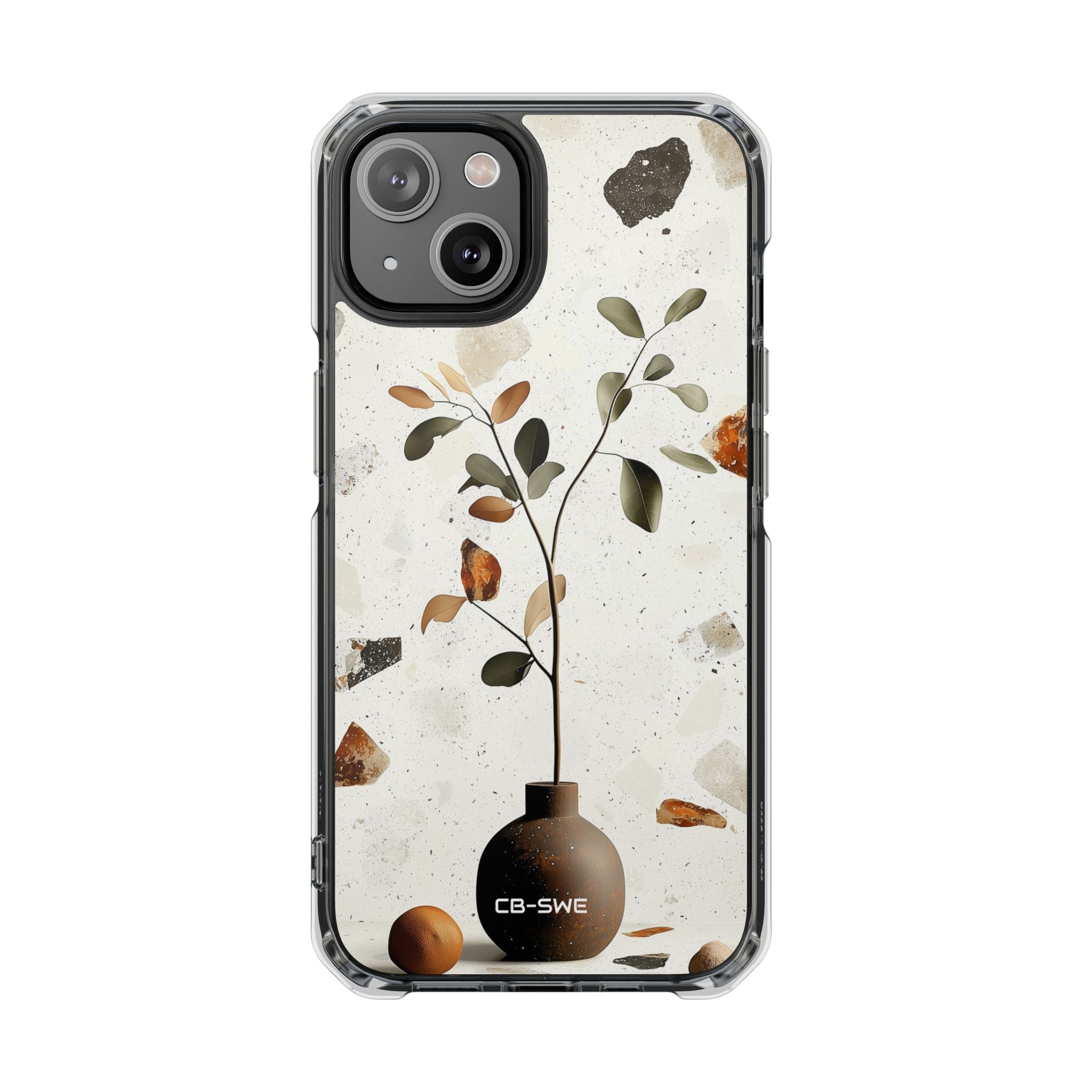 Vase Holds Leaves iPhone Case - Impact