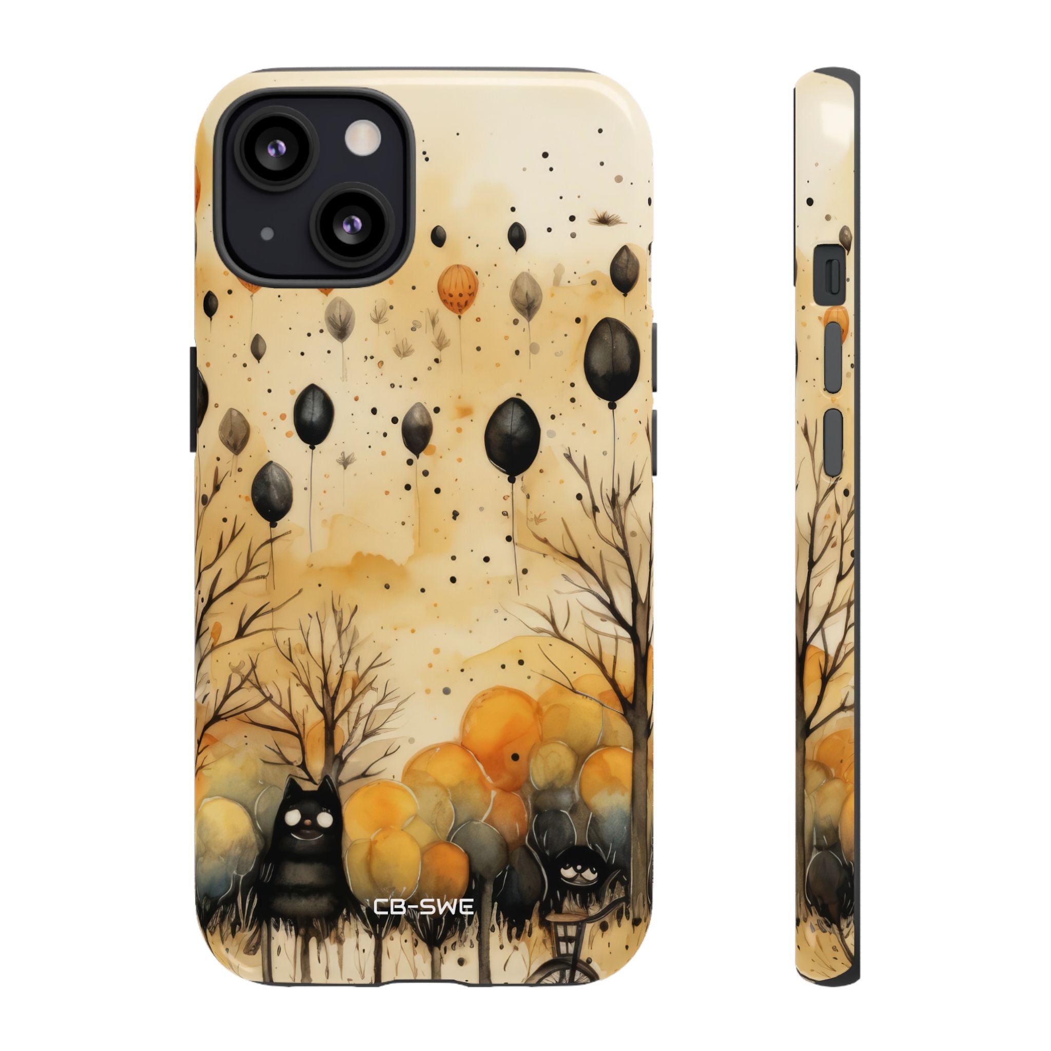 Balloons Drift Skyward - iPhone Case