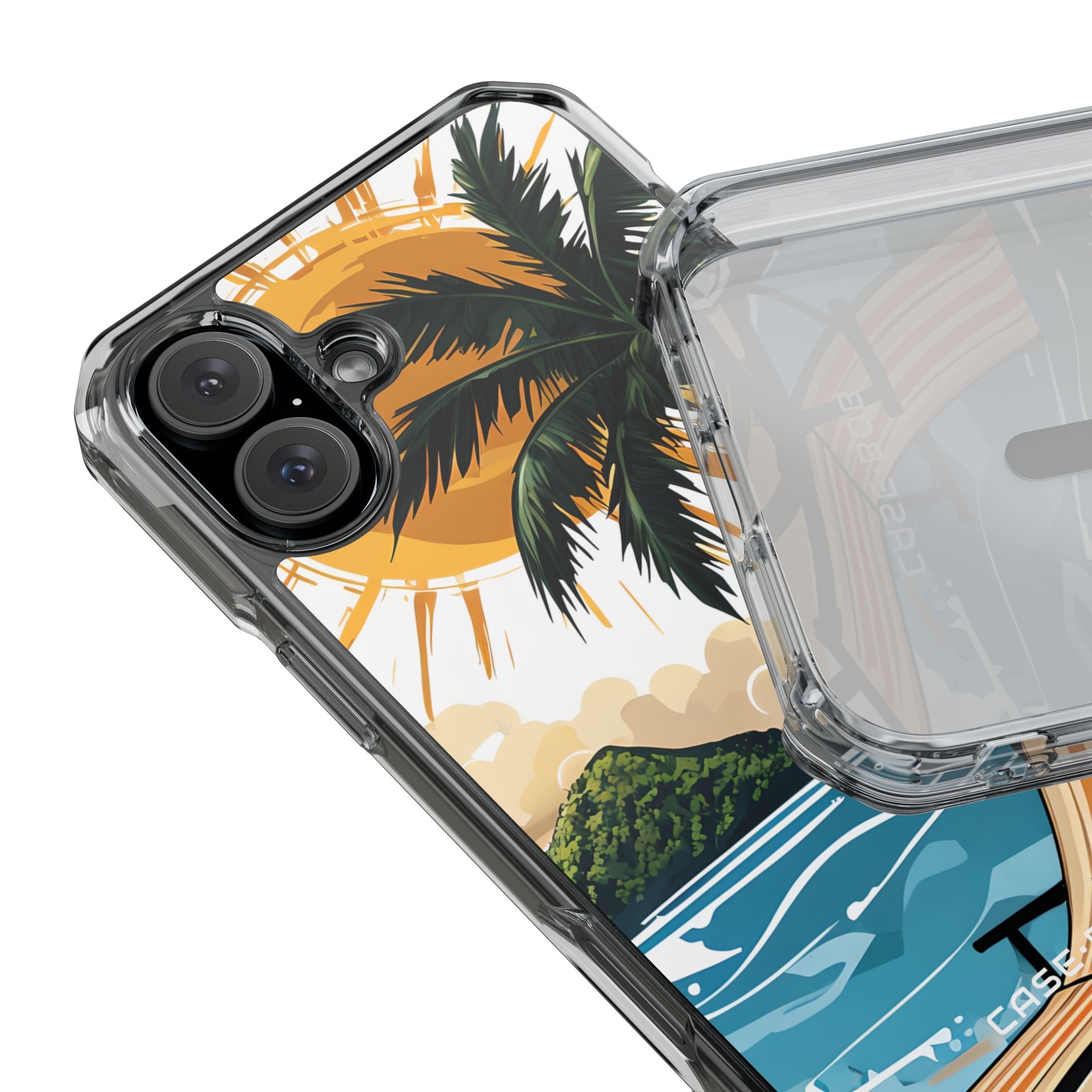 Sunny Palm Breeze iPhone 16 Plus Case - Impact