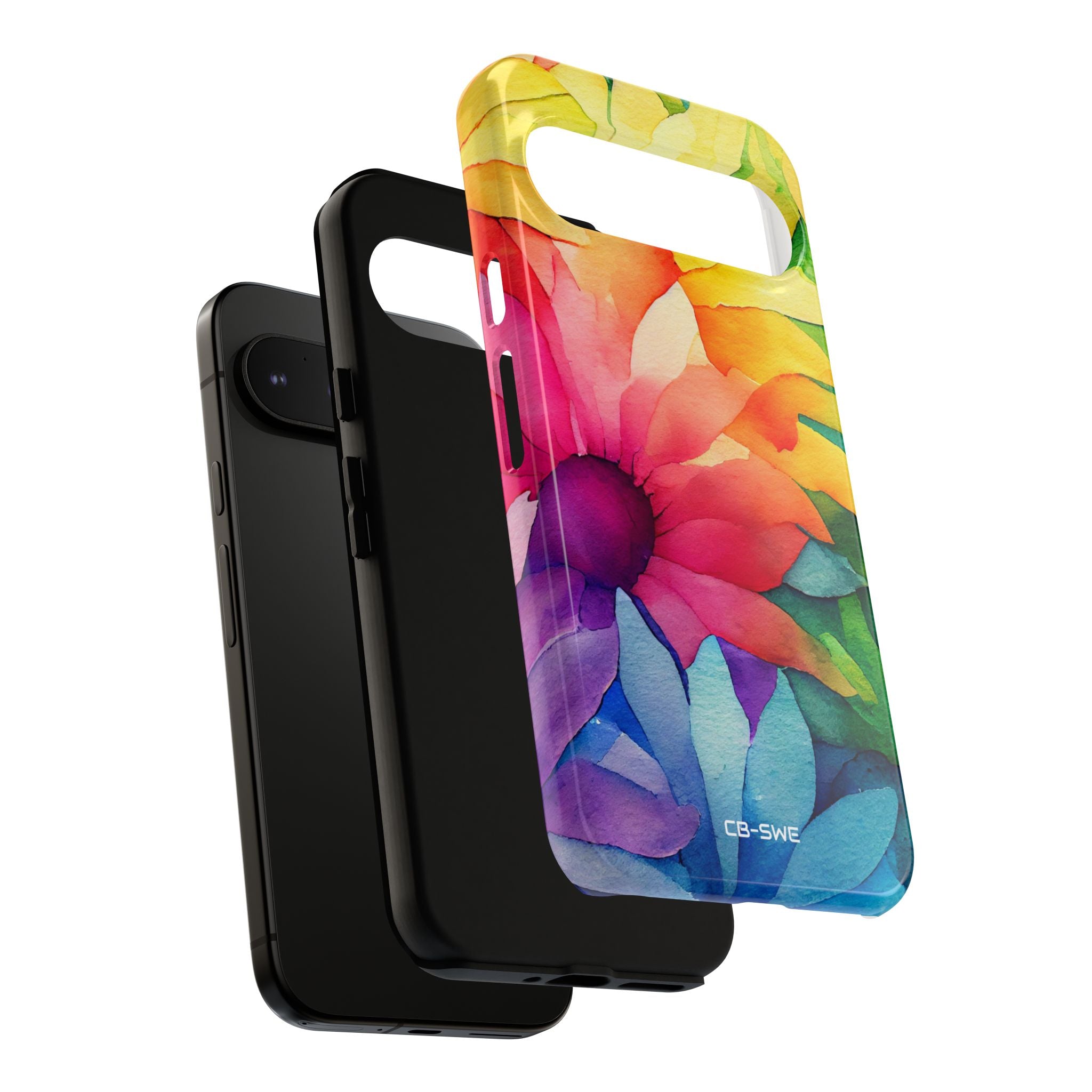 Vibrant Floral Symphony - Google Pixel Case