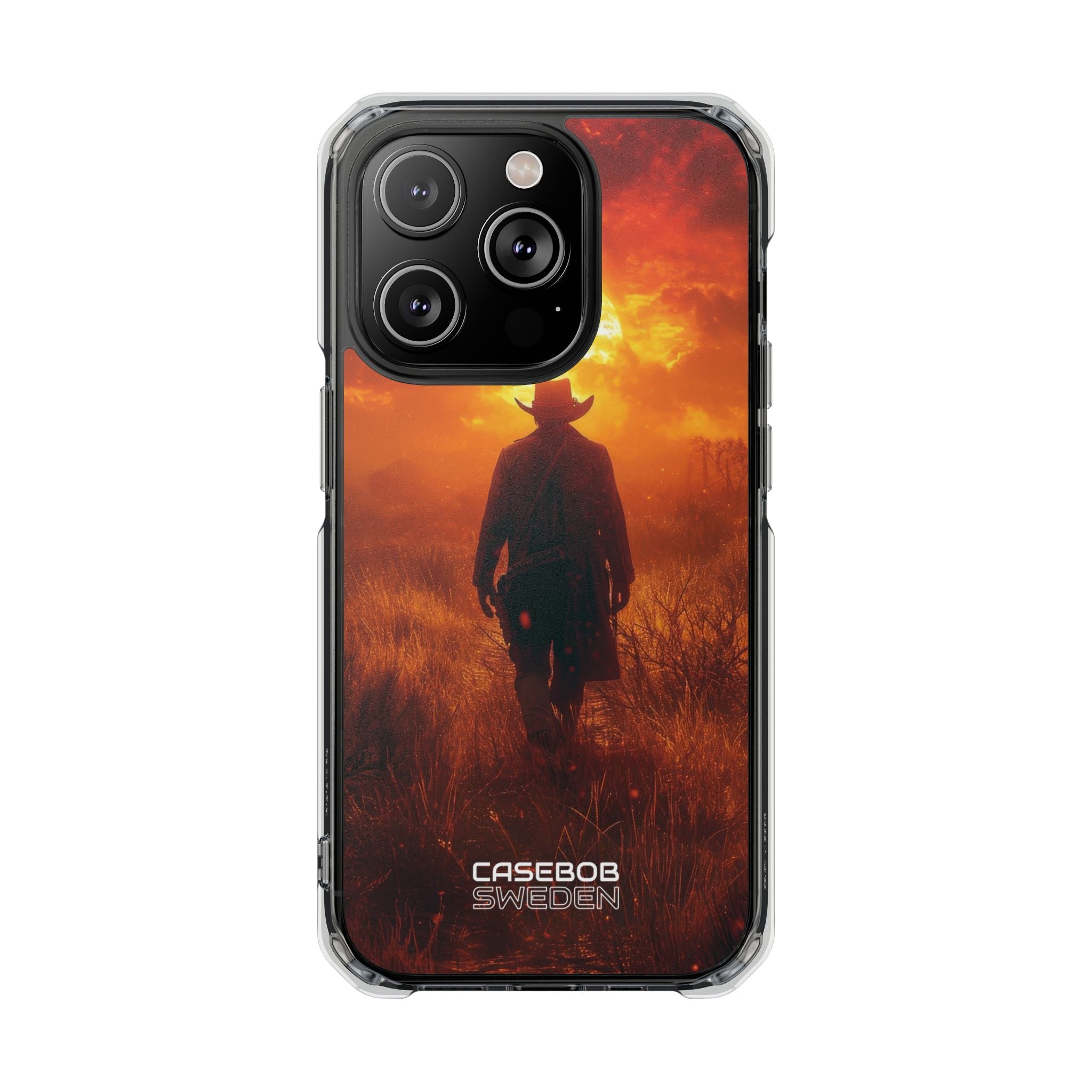 Fiery Sunset Cowboy iPhone 14 - Impact Clear+