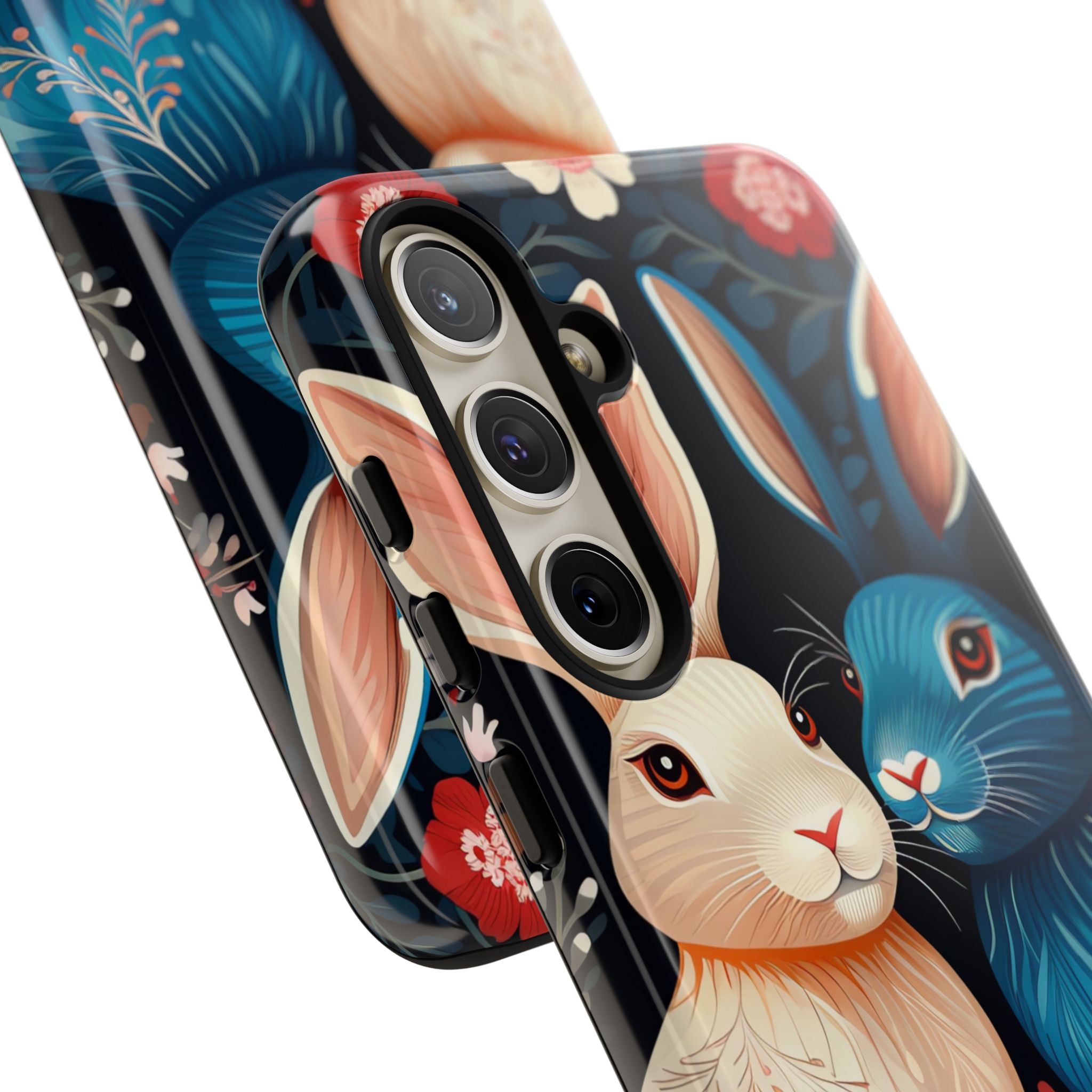 Rabbits Embrace Blossoms - Samsung Case