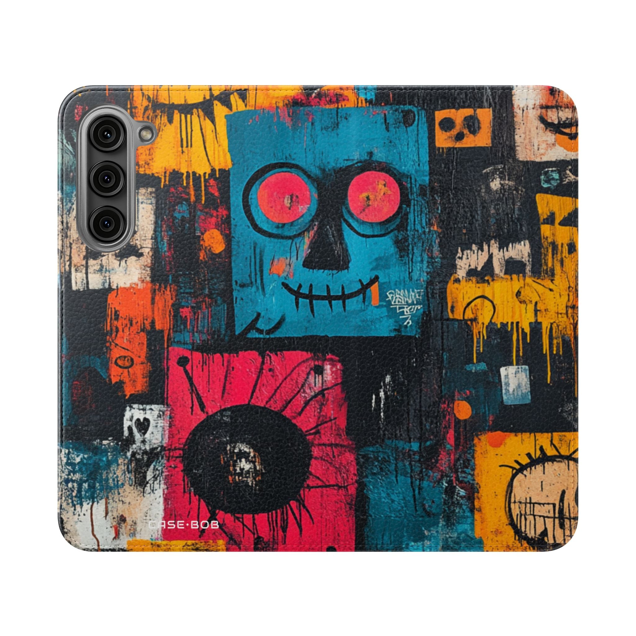 Turquoise Grin - Samsung S23+ Case - Portemonnee