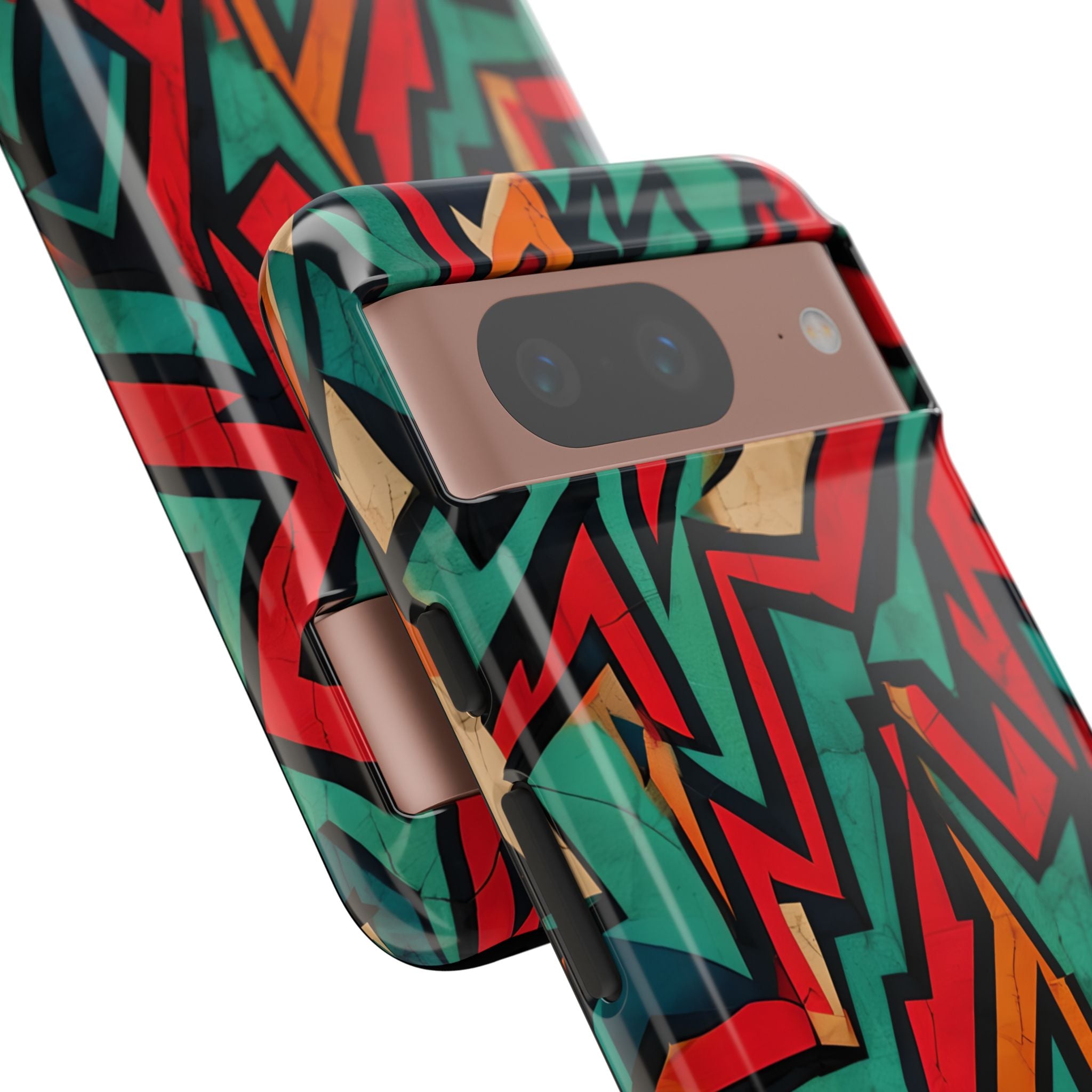Vivid Geometry Dance - Google Pixel Case