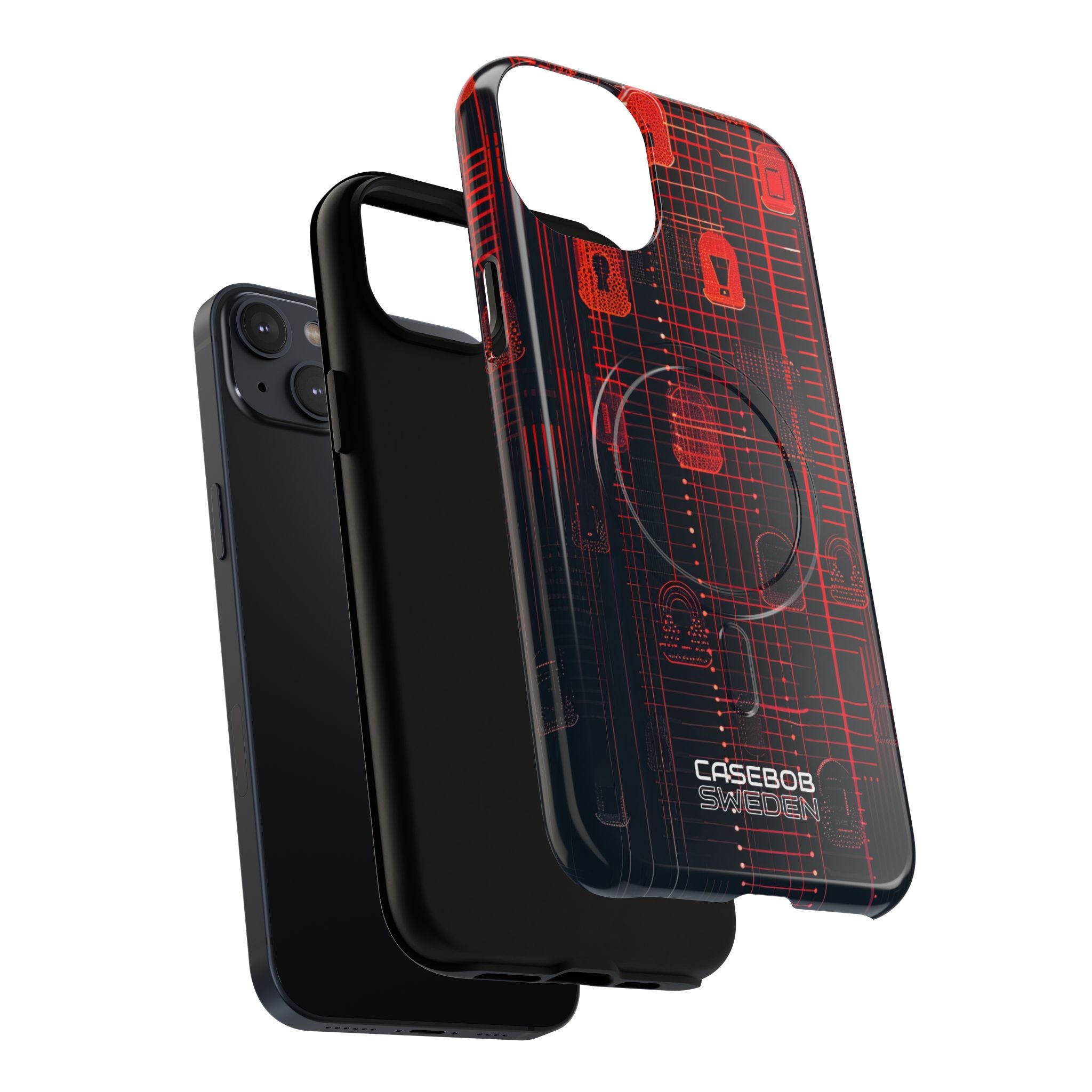 Cyber Locks Grid iPhone 14 - Tough+