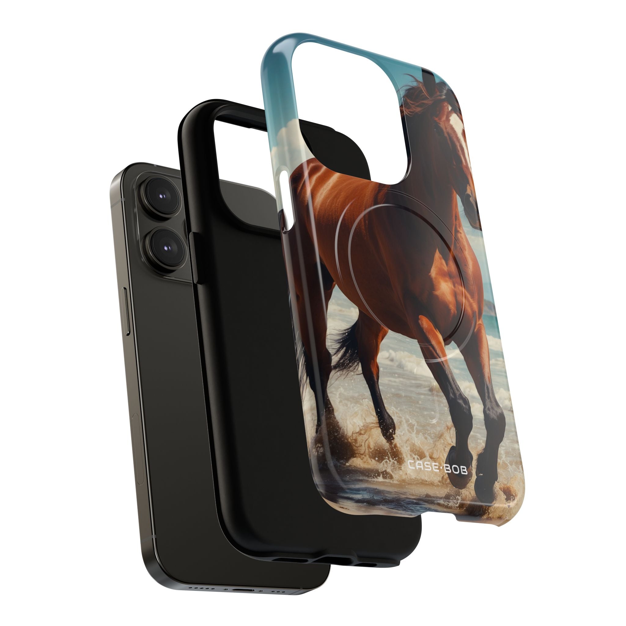 Blazing Horse iPhone 14 Pro Case - Tough+