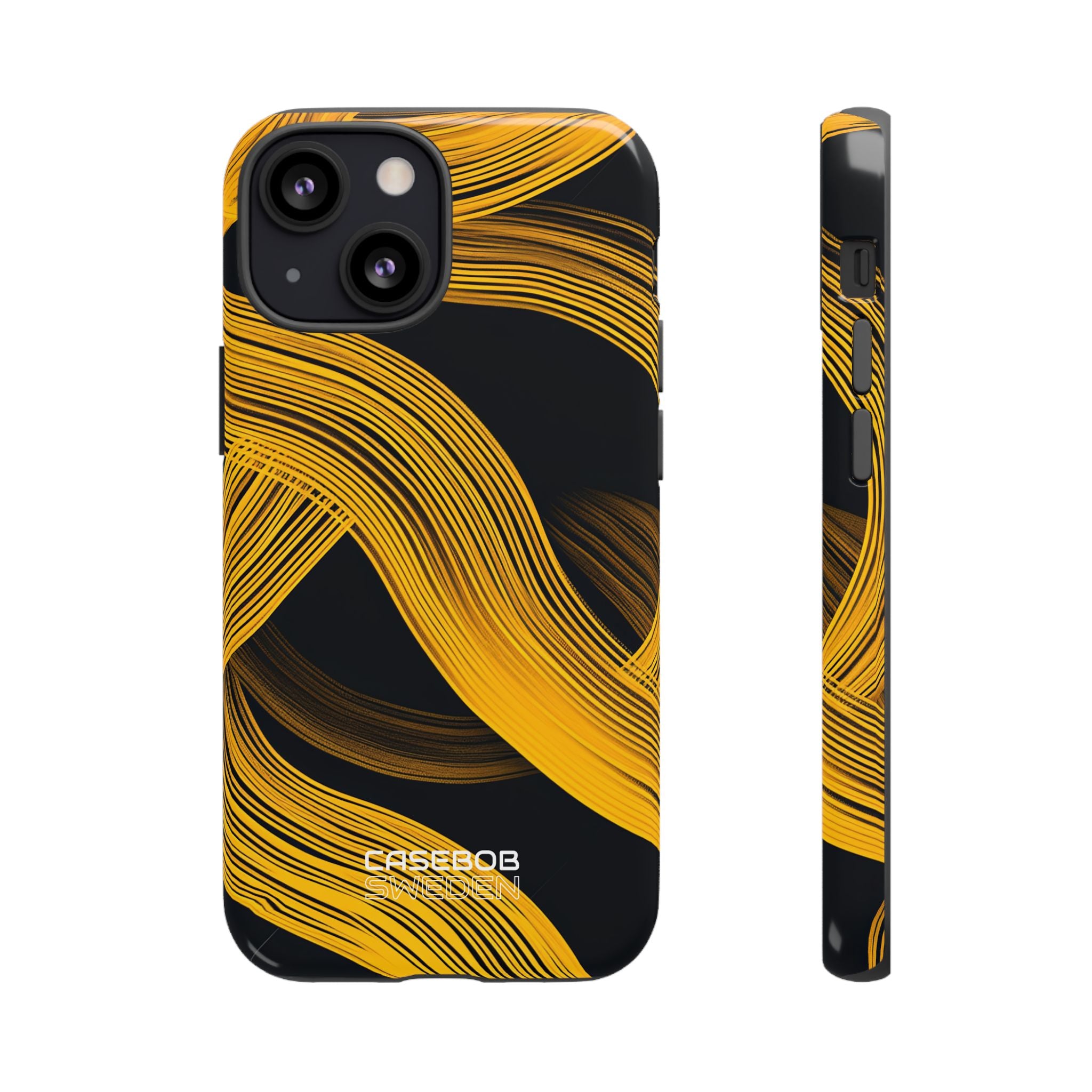 Yellow Flow Lines iPhone 13 - Tough