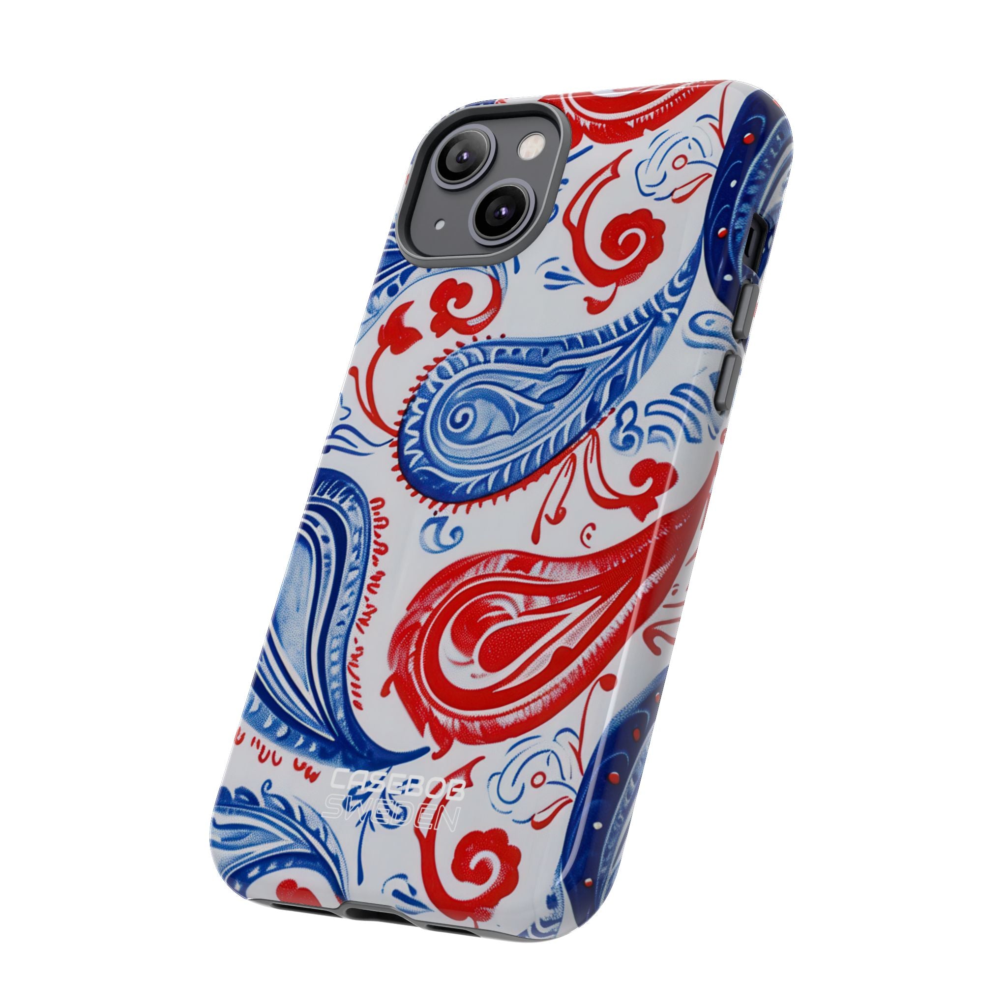 Vortici Paisley vivaci iPhone 14 - Tough