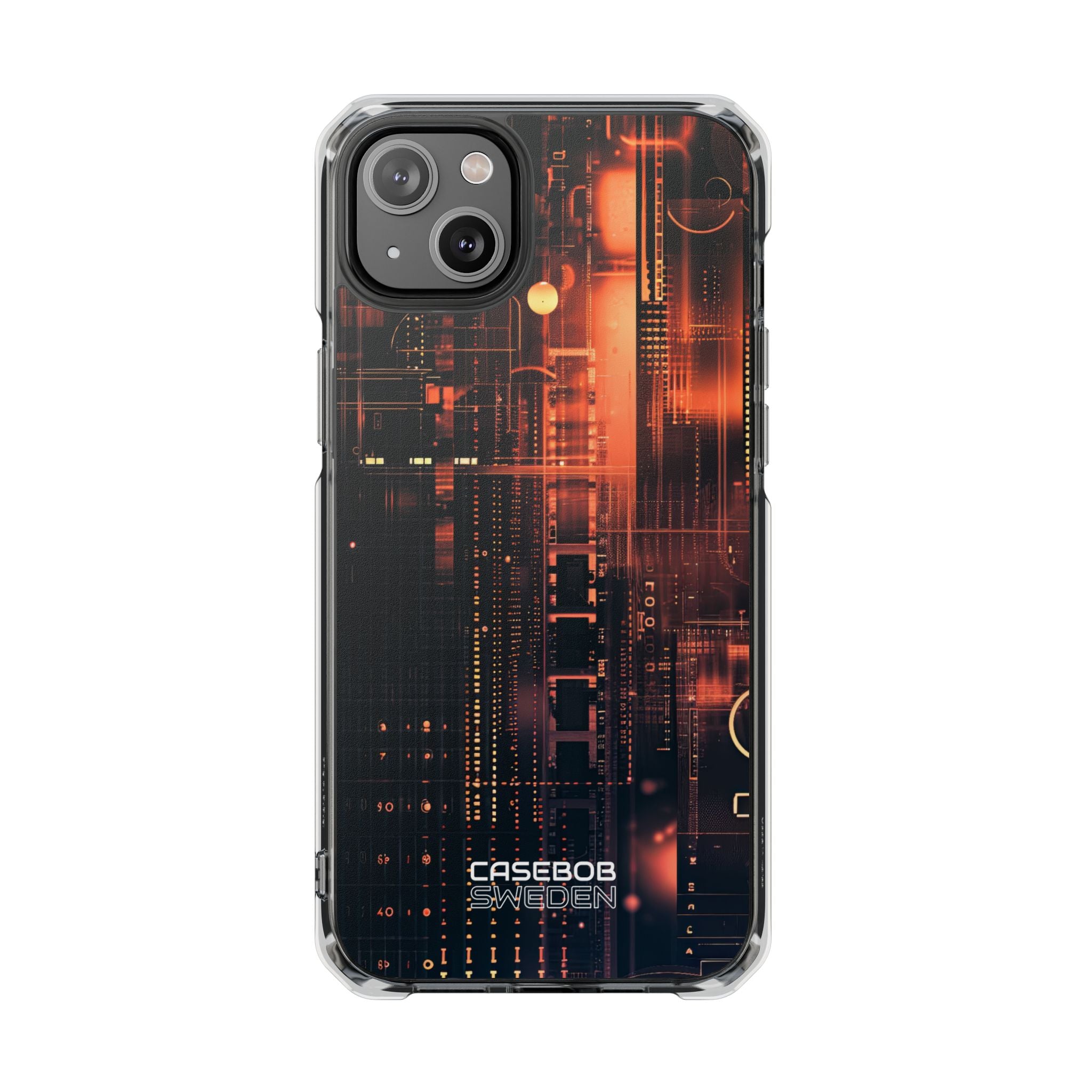 Neon Circuit Dreams iPhone 14 - Impact Clear+