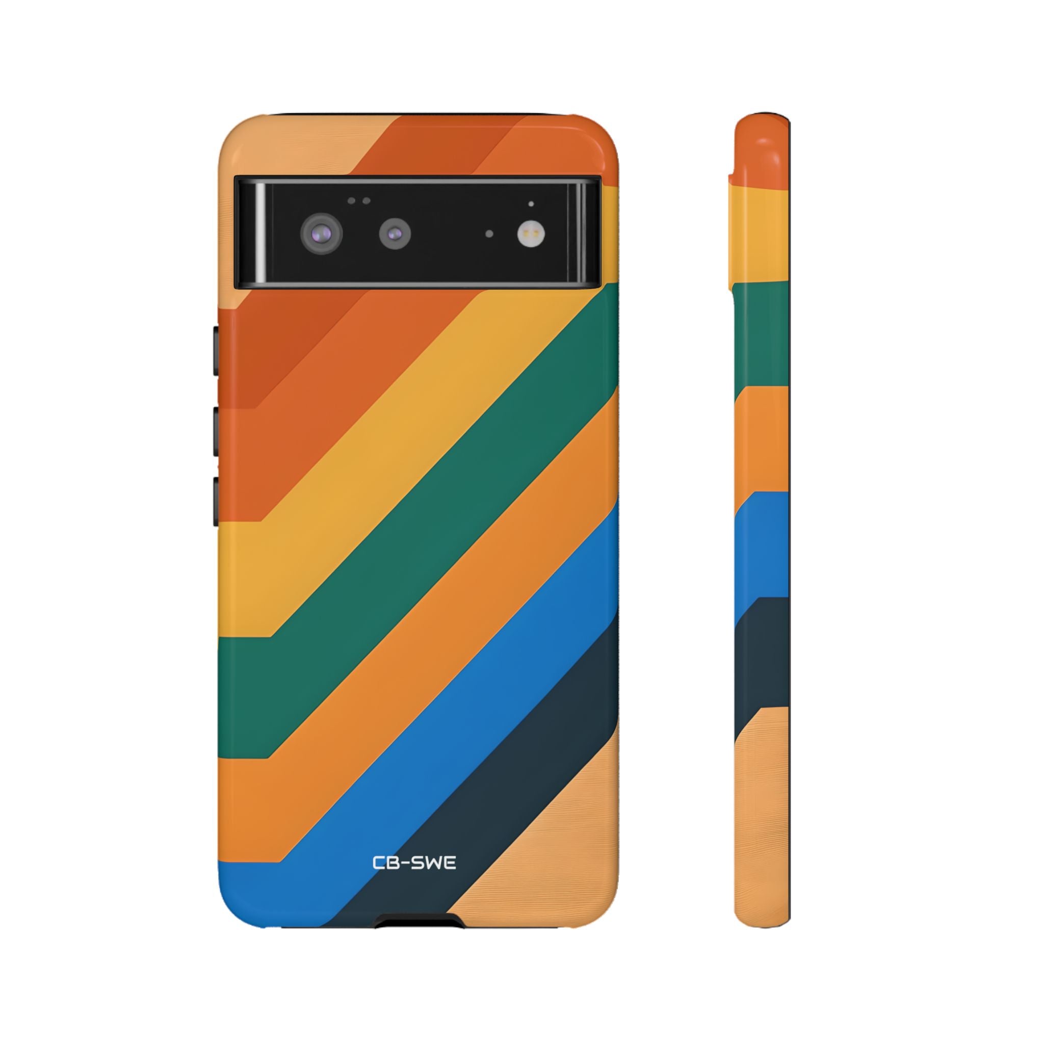 Vibrant Geometric Harmony - Google Pixel Case