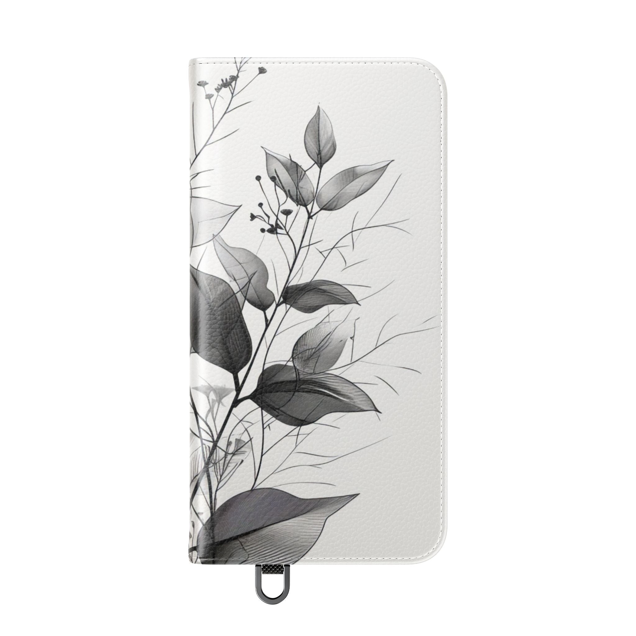 Silver Leaves - Samsung S25+ Case - Lompakko