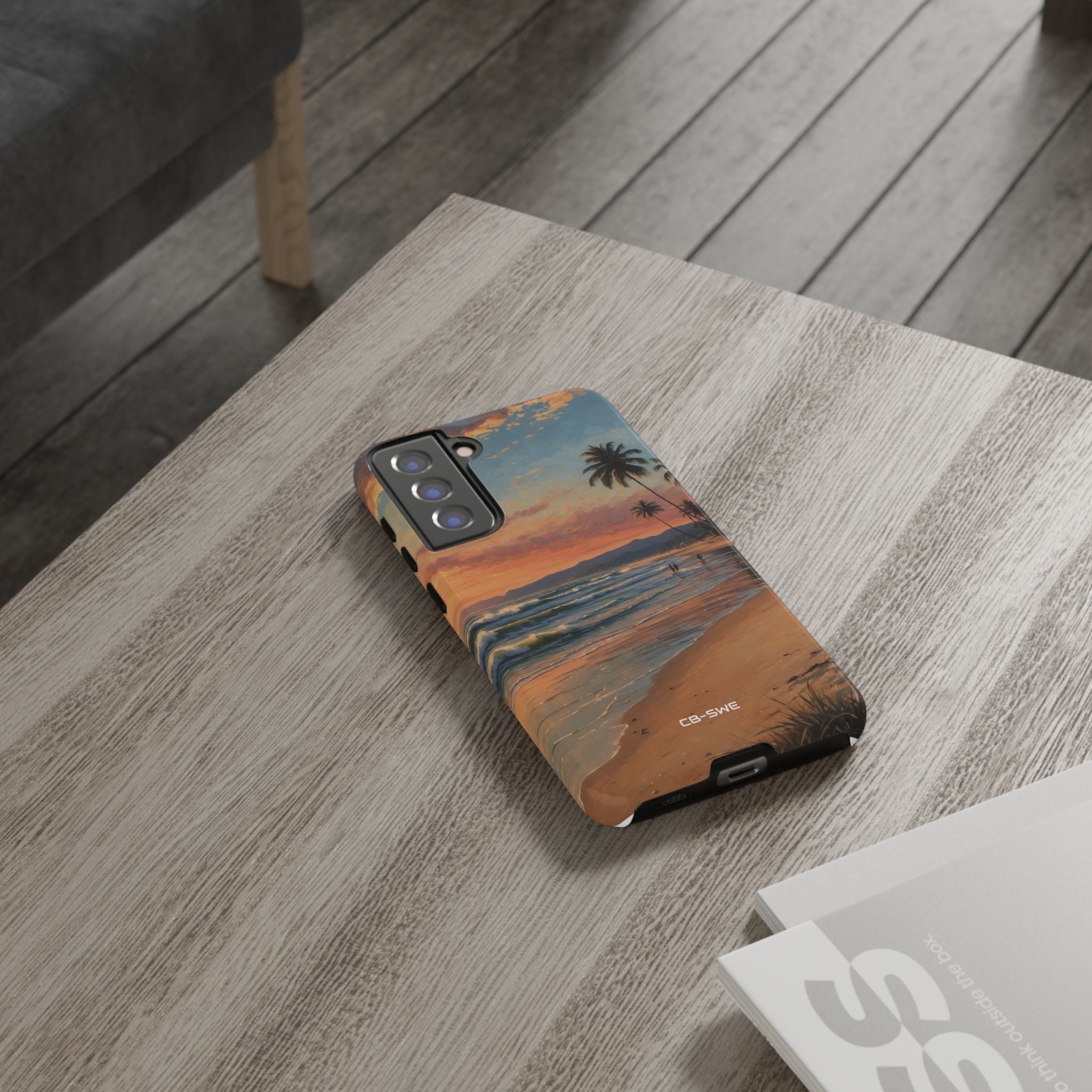 Golden Waves Embrace - Samsung Case